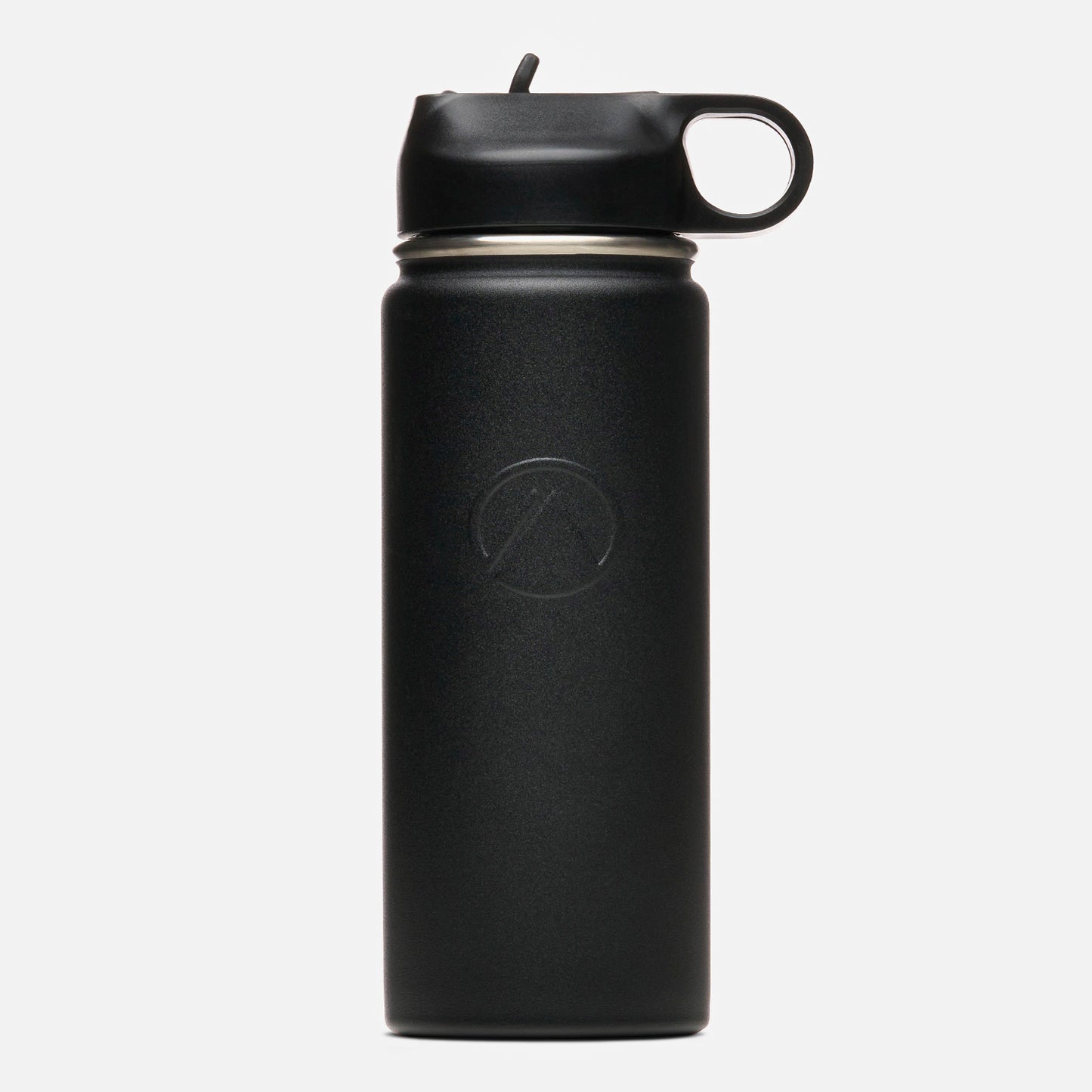 Botella Light Steel Sport Top Bottle 550 ML Negro Lippi