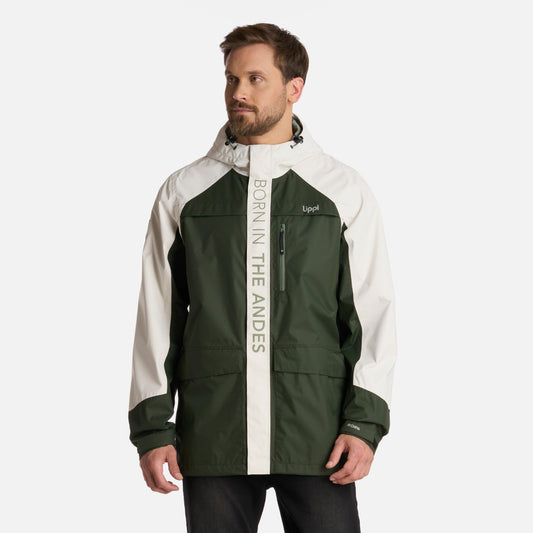 Chaqueta Hombre Streetwise B-Dry Hoody Jacket Verde Militar Lippi