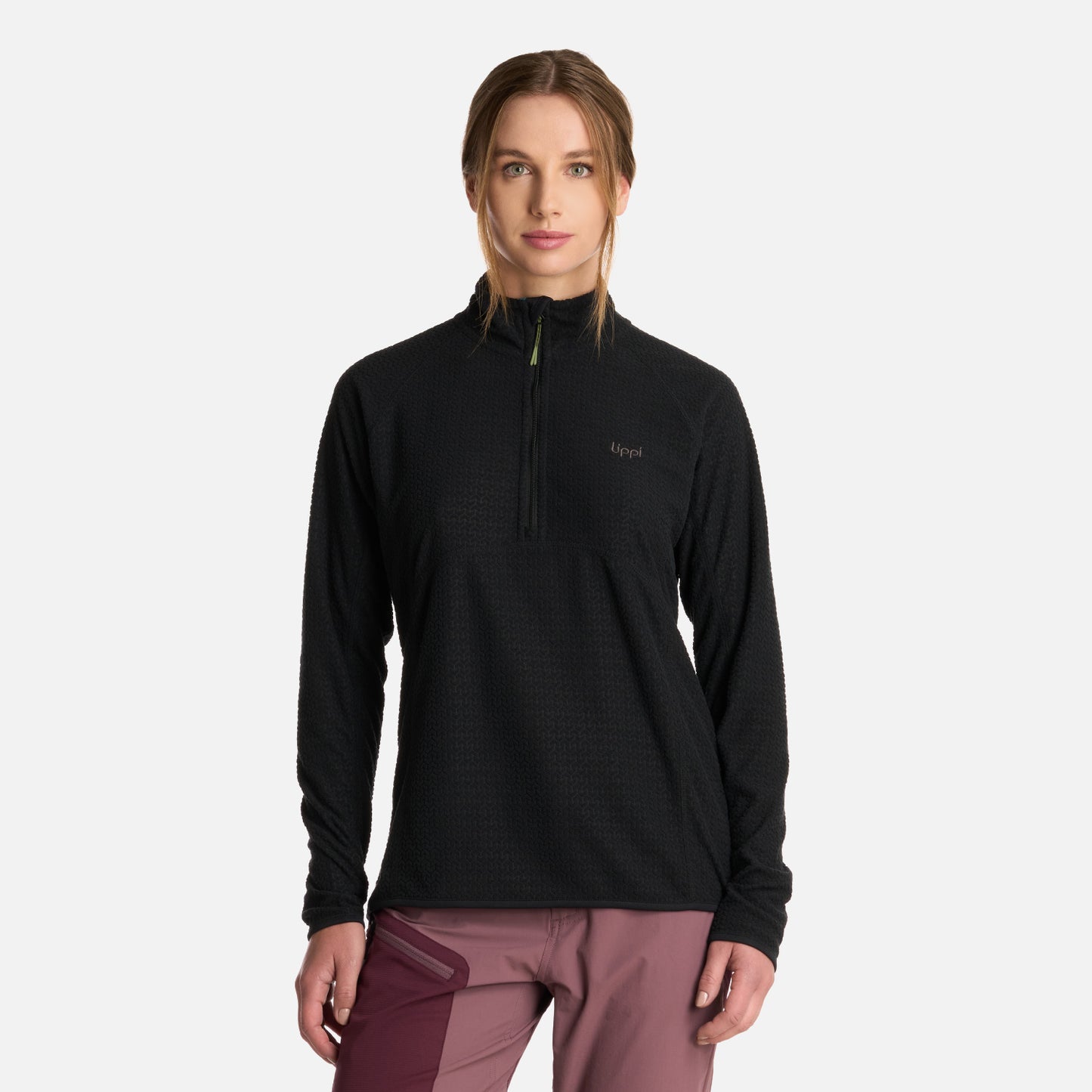 Polerón Mujer Jacaranda Nano-F 14 Zip Negro Lippi