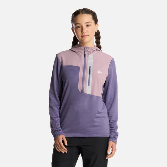Polerón Teen Girl Karova 14 Zip Hoody Violeta Lippi
