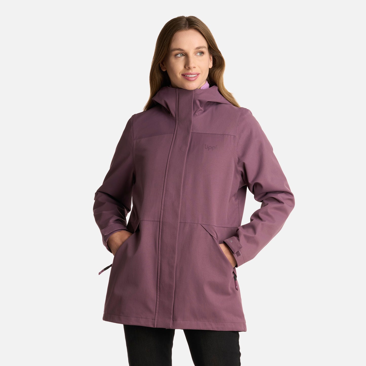 Chaqueta Mujer Lake Fusion 3 B-Dry Jacket Morado Lippi