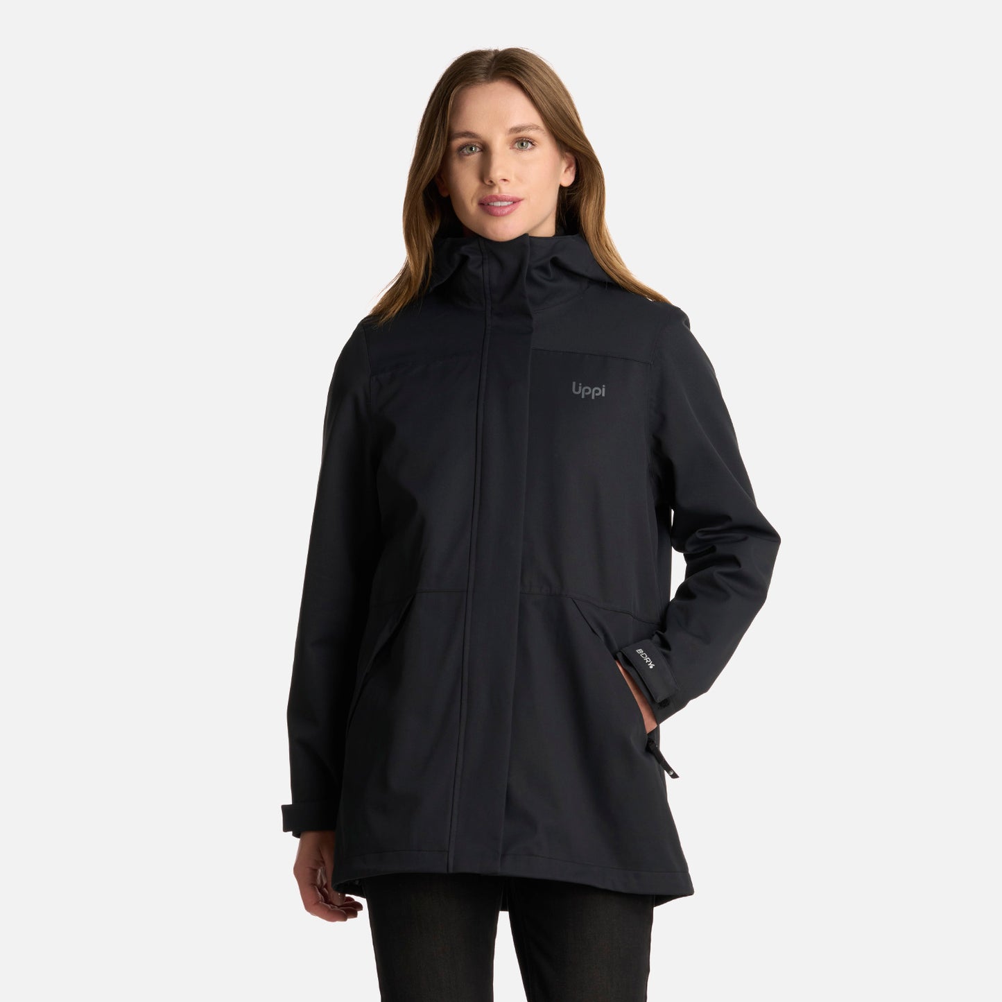 Chaqueta Mujer Lake Fusion 3 B-Dry Jacket Negro Lippi
