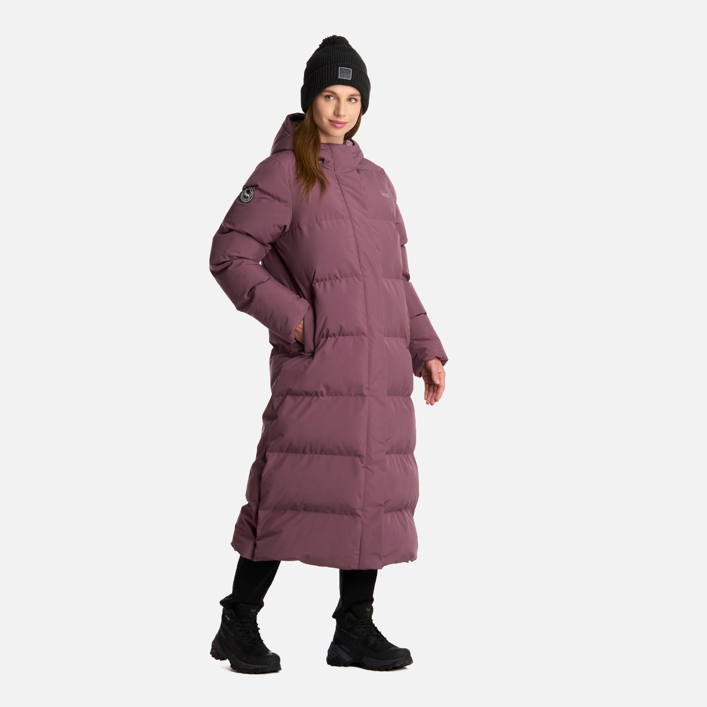 Chaqueta Mujer Long And Warm Steam-Pro Hoody Jacket Morado Lippi