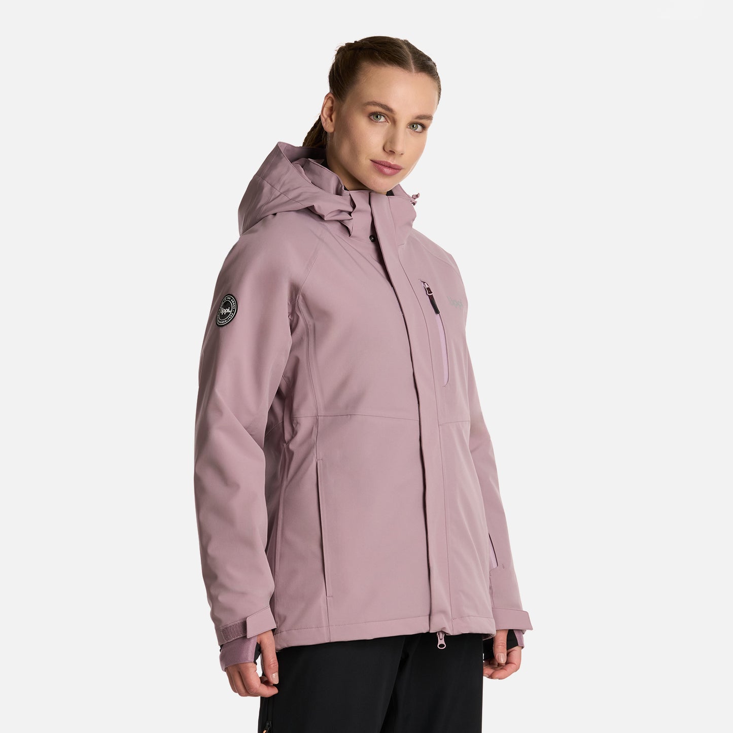Chaqueta Mujer Andes B-Dry Hoody Jacket Malva Lippi