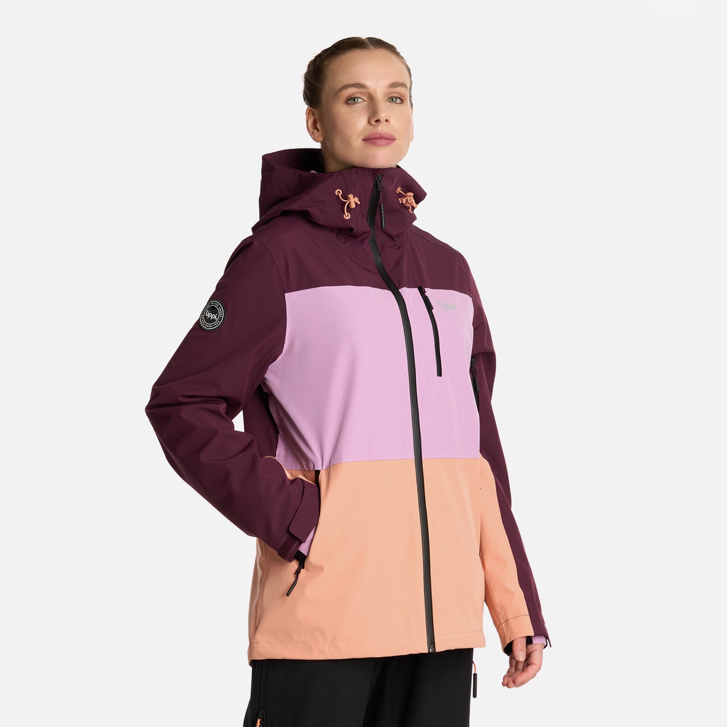 Chaqueta Mujer Sierra Nevada B-Dry Light Hoody Jacket Vino Lippi