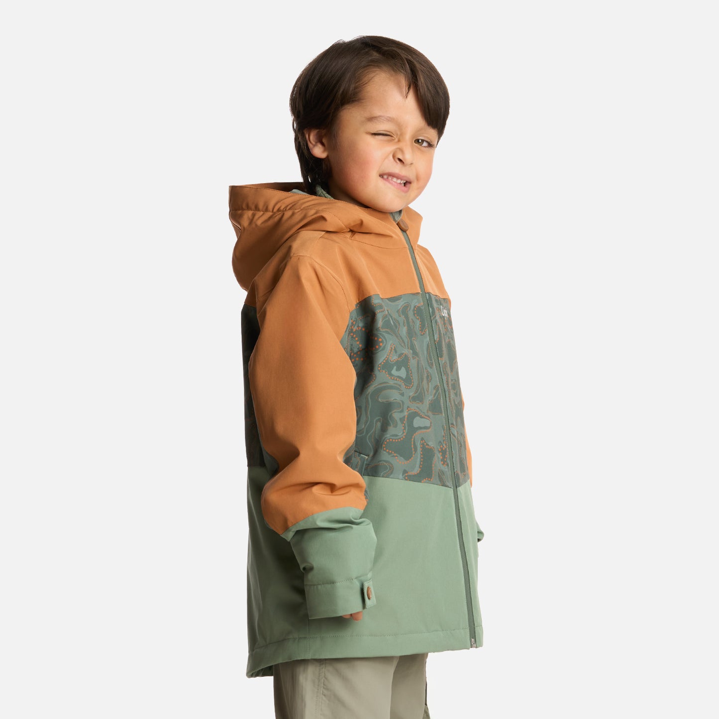 Chaqueta Niño Sierra Nevada B-Dry Steam-Pro Hoody Jacket Jade Oscuro Lippi