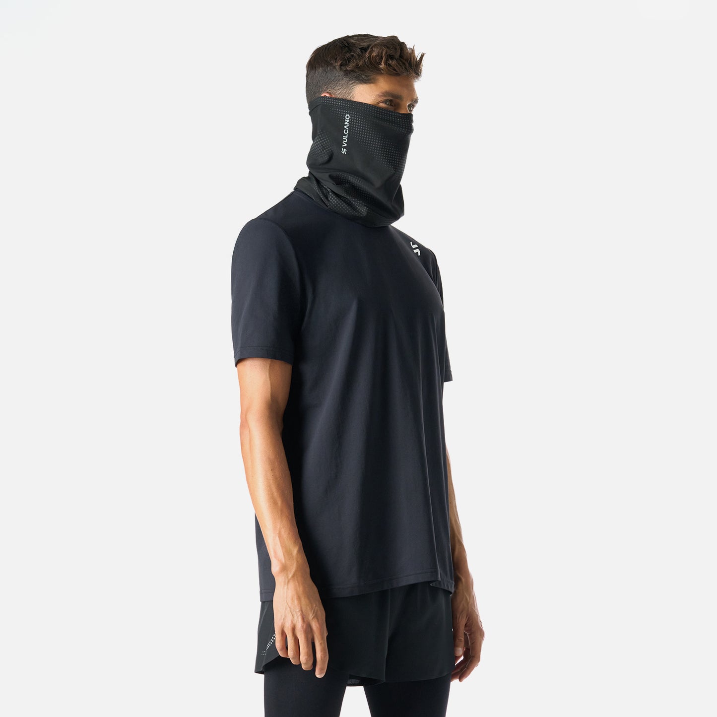 Headex Luminous Run Neck Gaiter Negro Vulcano