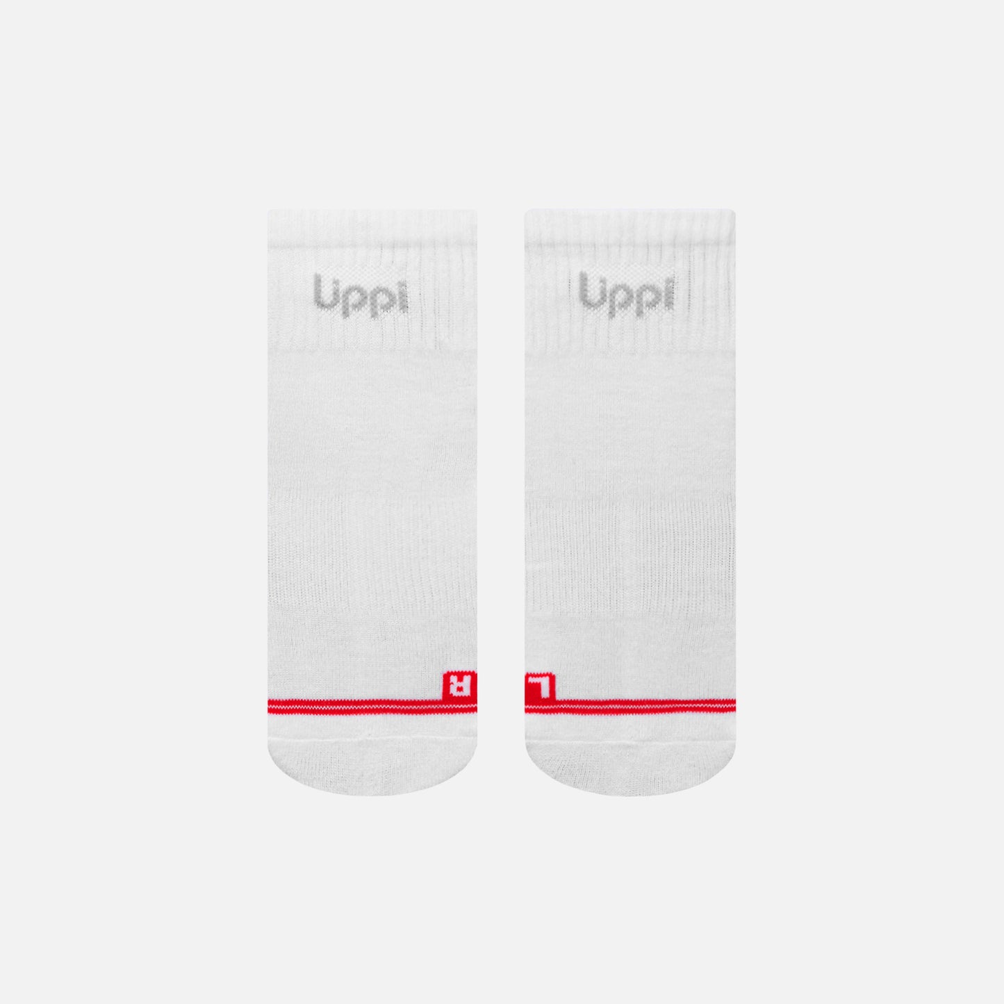 Calcetines Logo Lippi Pack Short Negro Blanco Gris Lippi