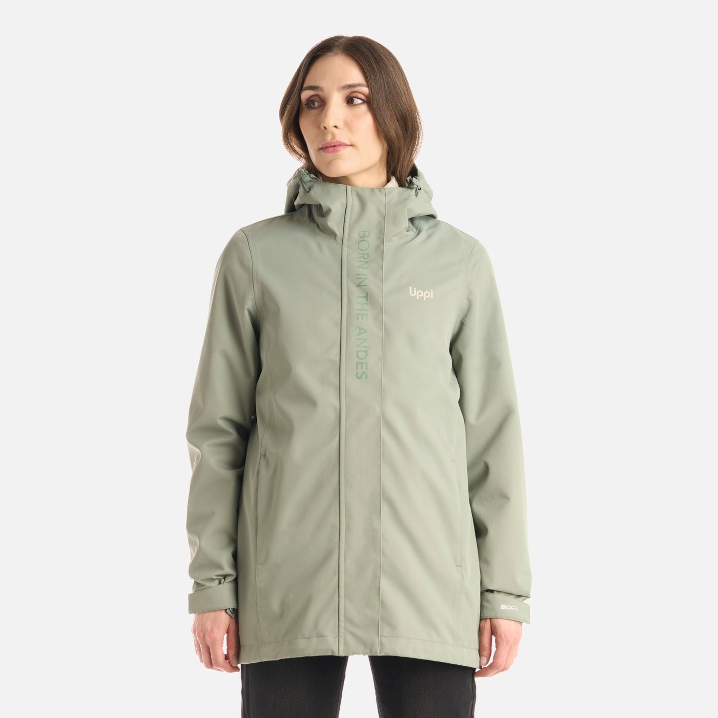 Chaqueta Mujer Nexus Fusion-3 B-Dry Jacket Jade Oscuro Lippi