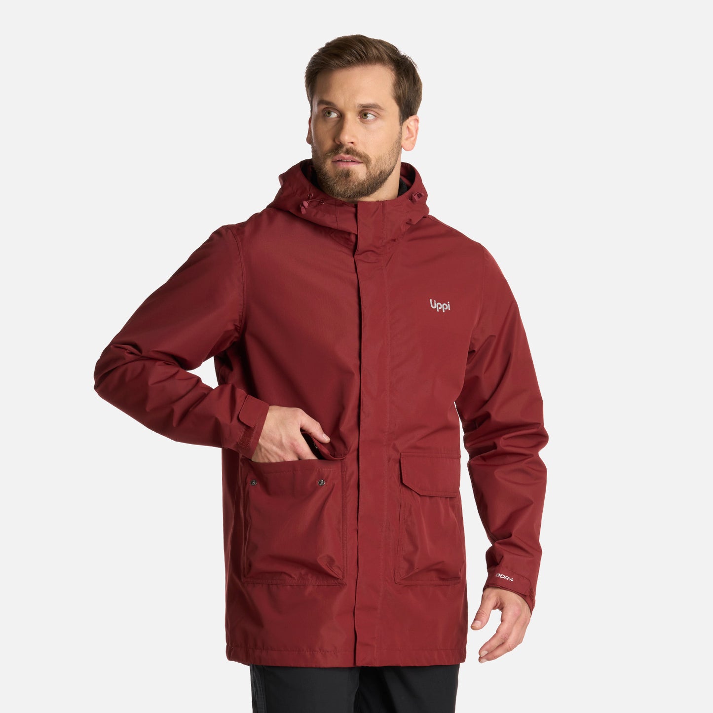 Chaqueta Hombre Tempested B-Dry Jacket Burdeo Lippi