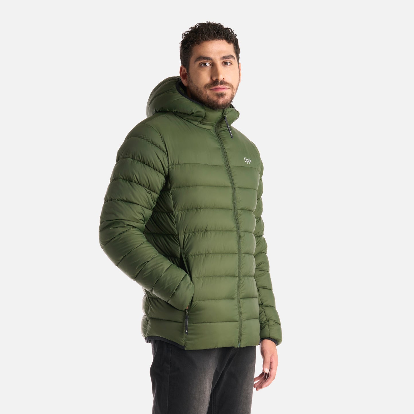 Chaqueta Hombre Vertex Steam-Pro Hoody Jacket Verde Militar Lippi
