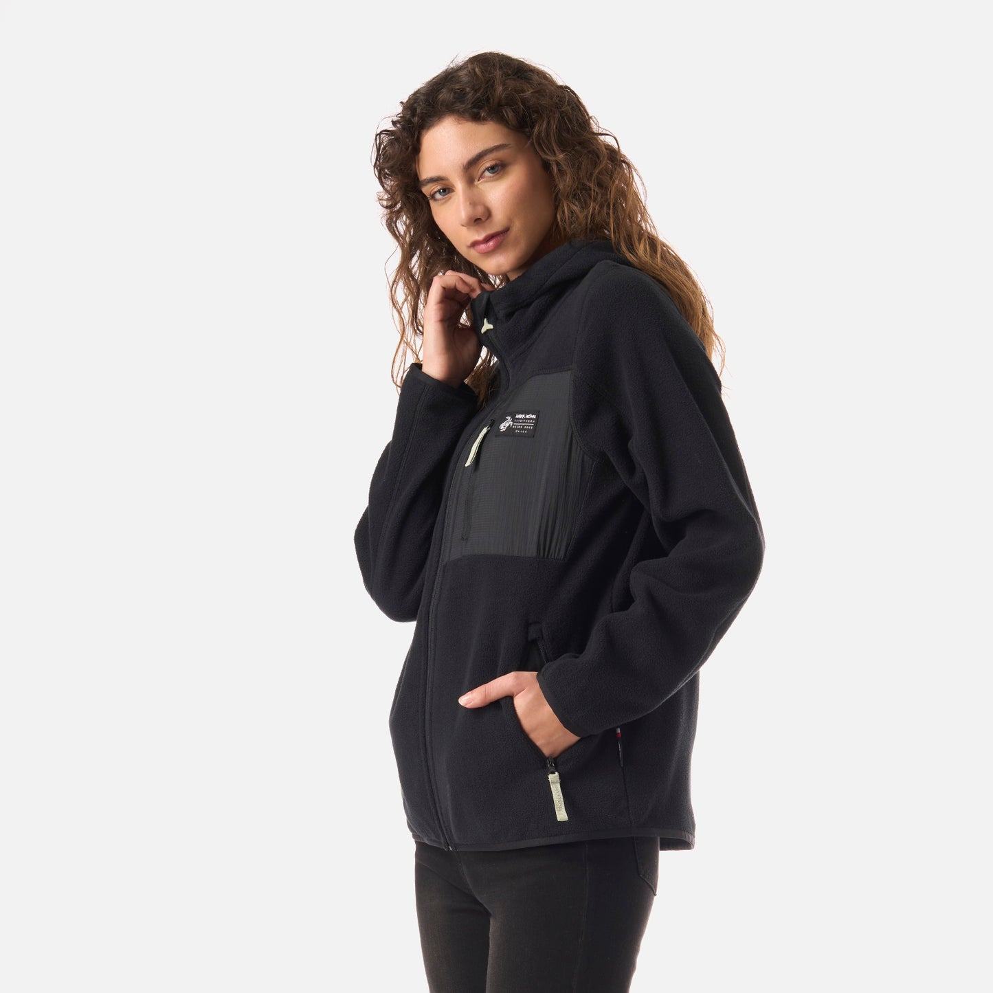 Polar Mujer Leñera Negro Haka Honu