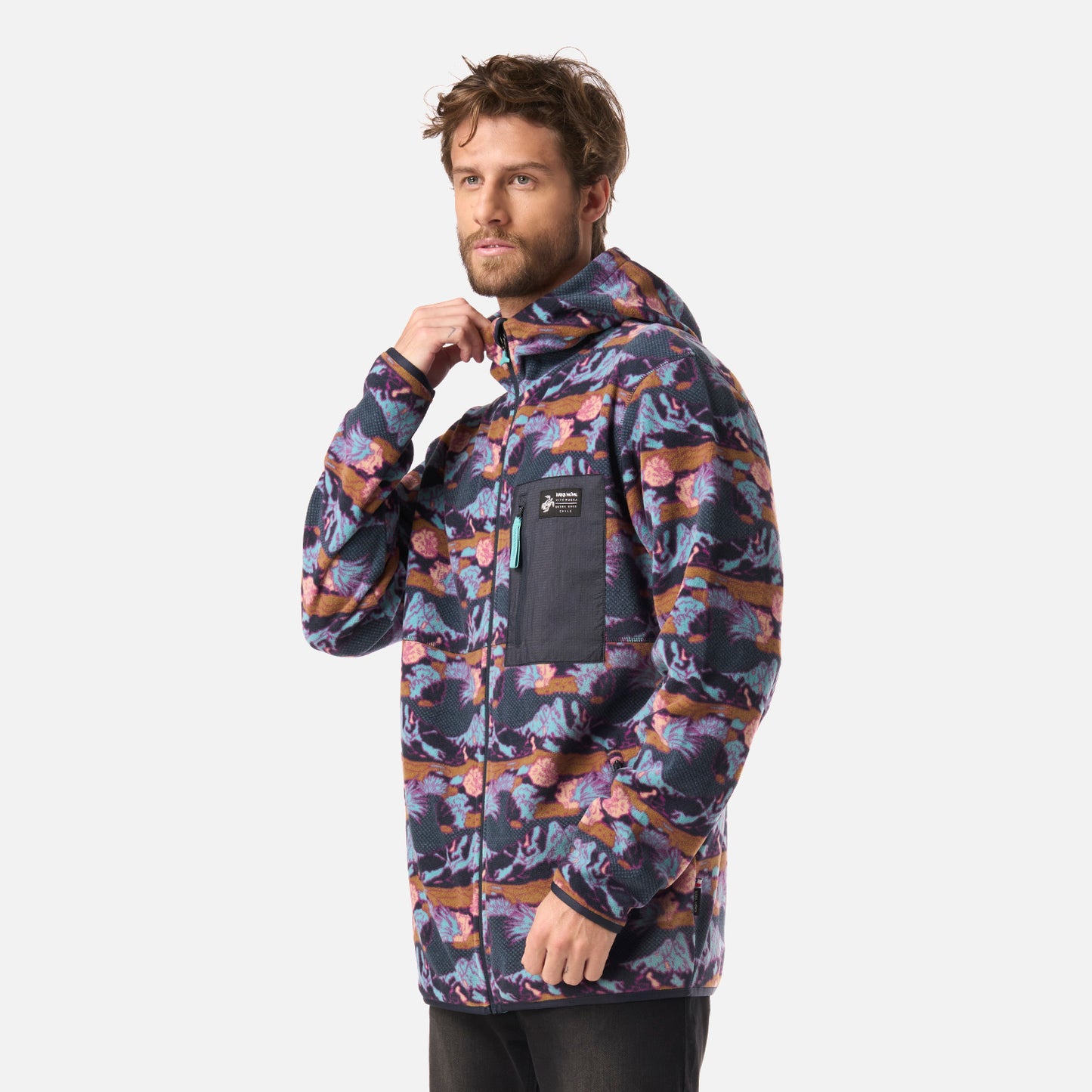 Polar Hombre Leñero Print Azul Noche Haka Honu