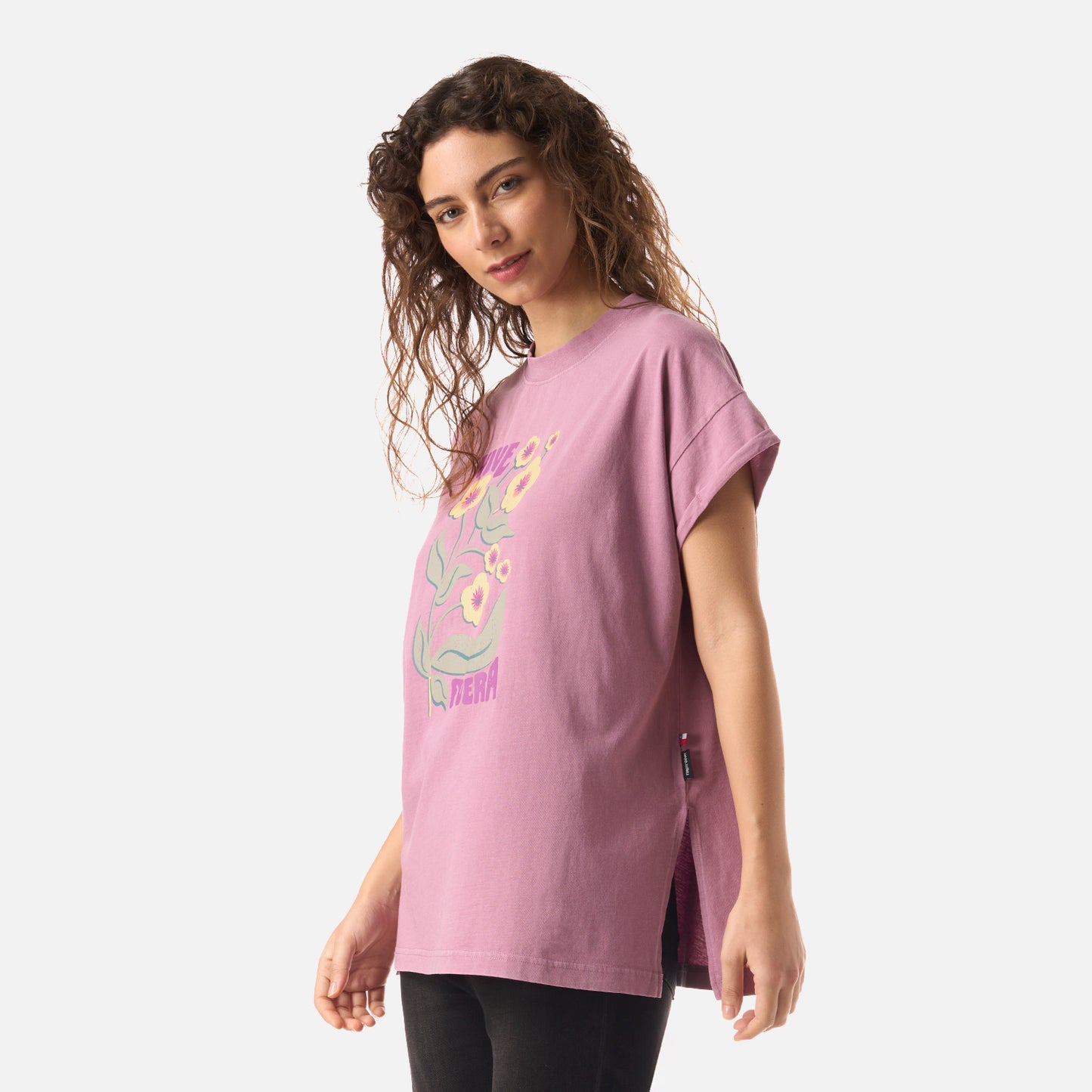 Polera Mujer Garza Lila Haka Honu