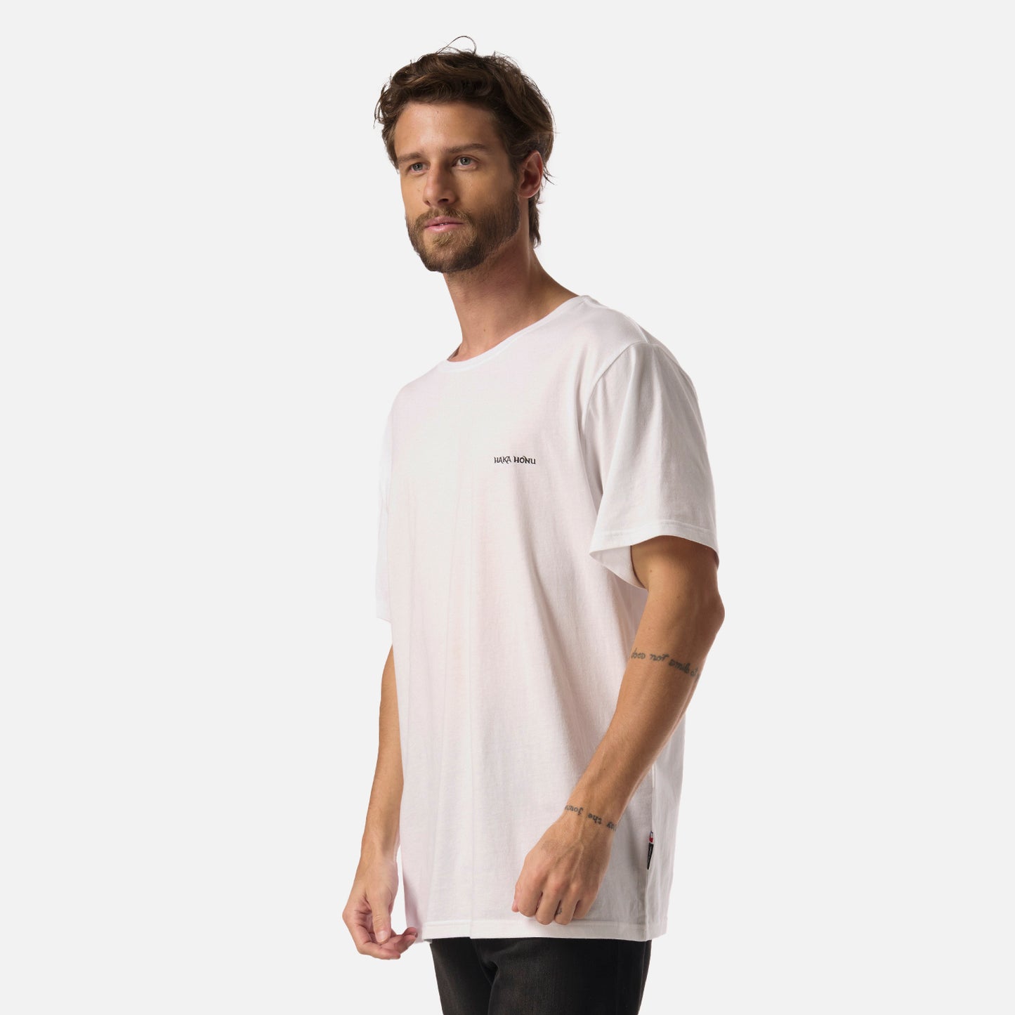 Polera Hombre Polo Blanco Haka Honu