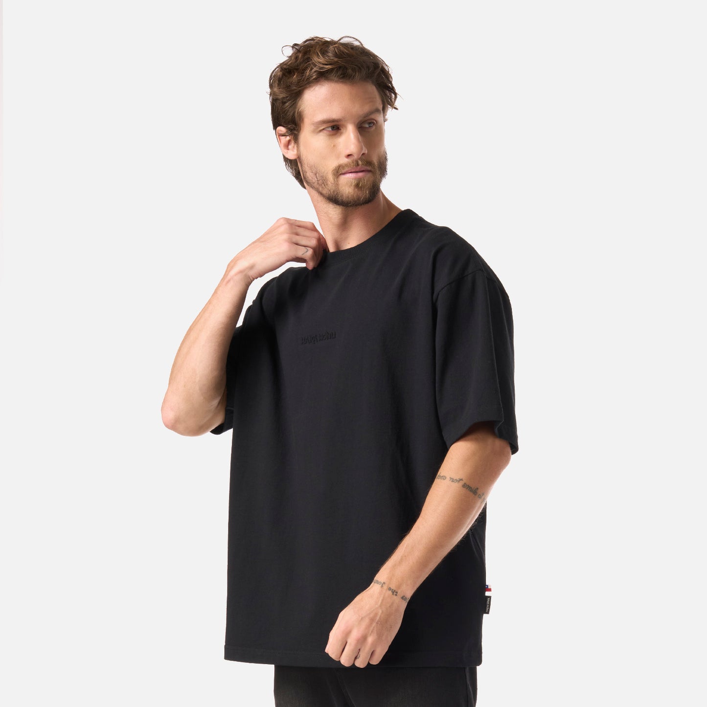 Polera Hombre Que Heavy Negro Haka Honu