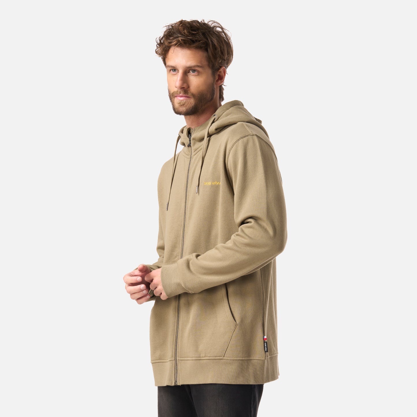 Polerón Hombre Ninja Verde Oliva Haka Honu