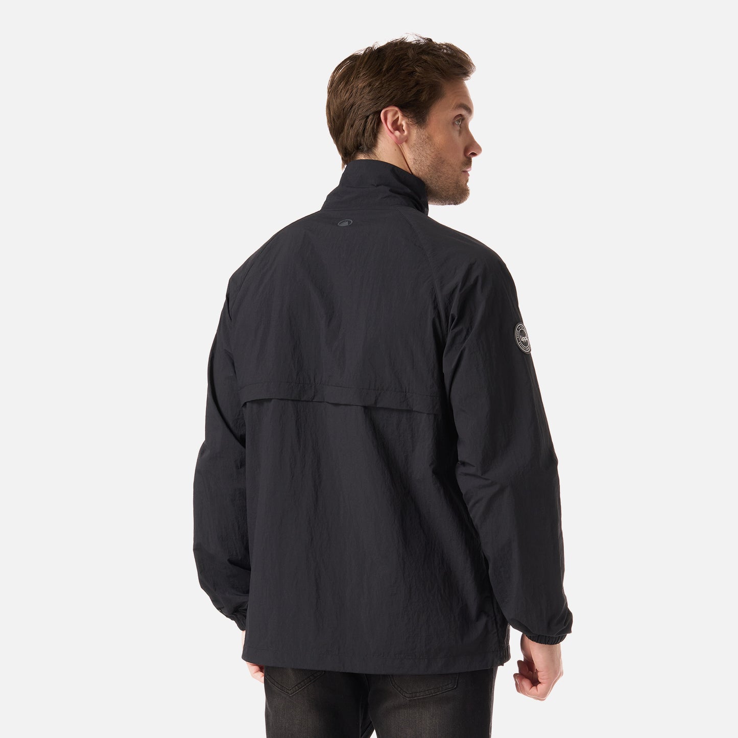 Chaqueta Hombre WindCity WindBreaker 1/4 Zip Jacket Negro Lippi