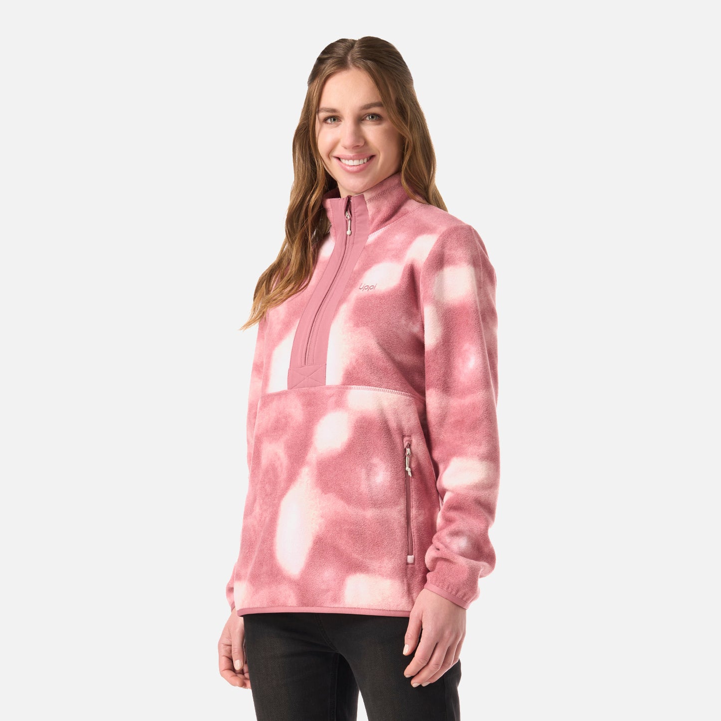 Polar Mujer SoftCore Therm-Pro Jacket Print Rosa Oscuro Lippi