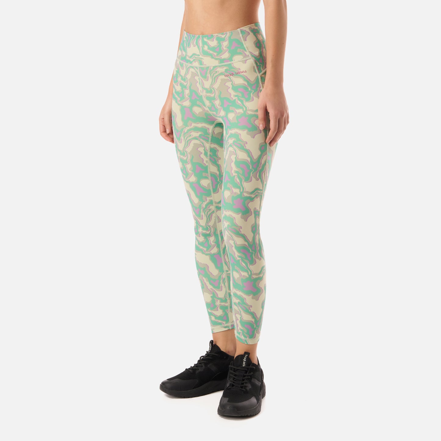 Calza Mujer Coihue Larga Print Menta Haka Honu