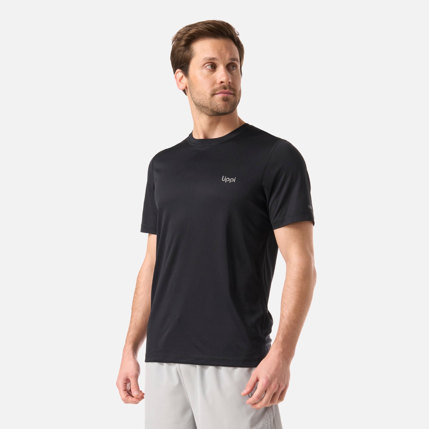 Polera Hombre Core Q-Dry T-Shirt Negro Lippi
