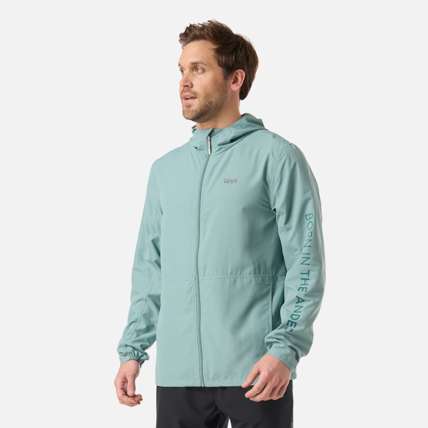 Chaqueta Hombre Nightfall WindBreaker Hoody Jacket Turquesa Lippi