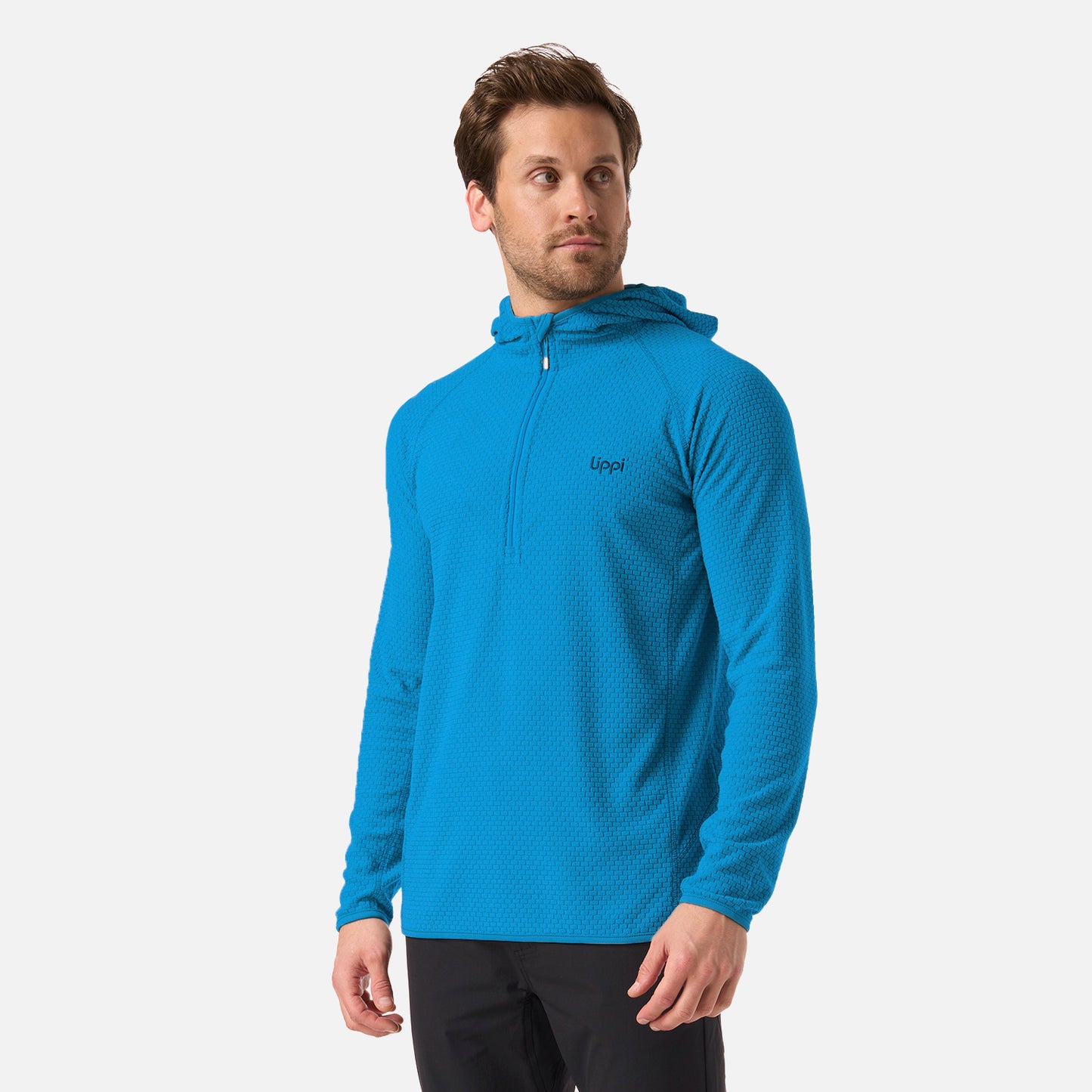 Polerón Hombre Jacaranda Nano-F 1/4 Zip Hoody Azul Oscuro Lippi