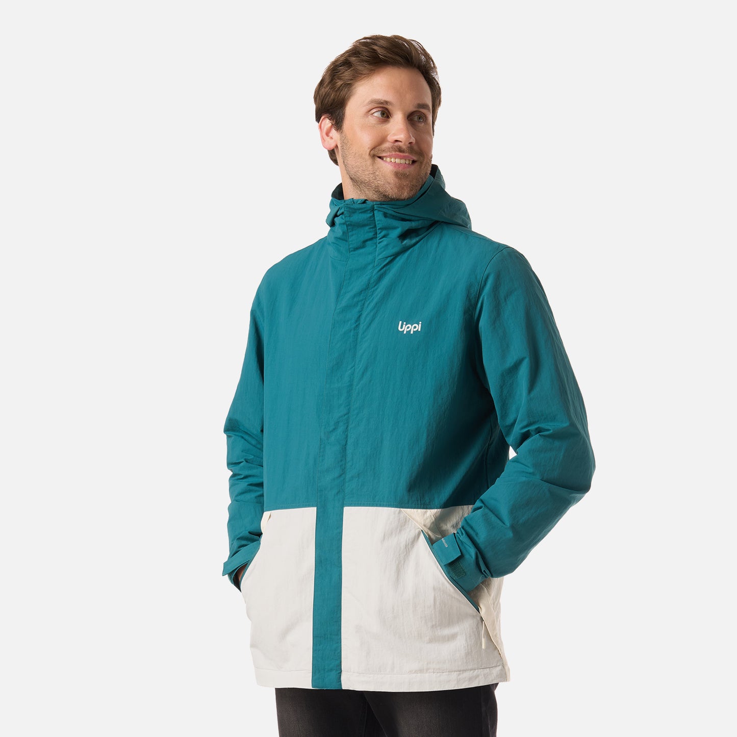 Chaqueta Hombre CityMe WindBreaker Hoody Jacket Petroleo Lippi