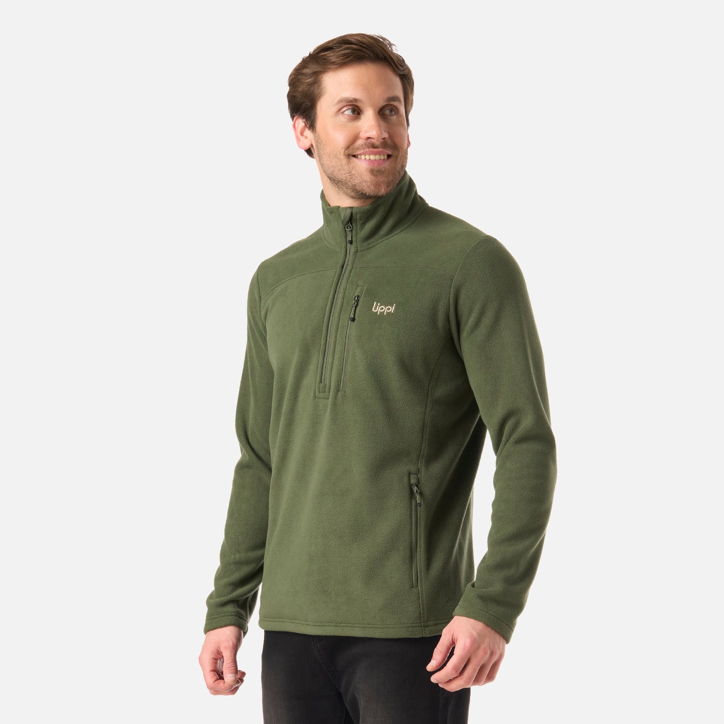 Polar Hombre Paicavi Therm-Pro 1/4 Zip Jacket Verde Musgo Lippi