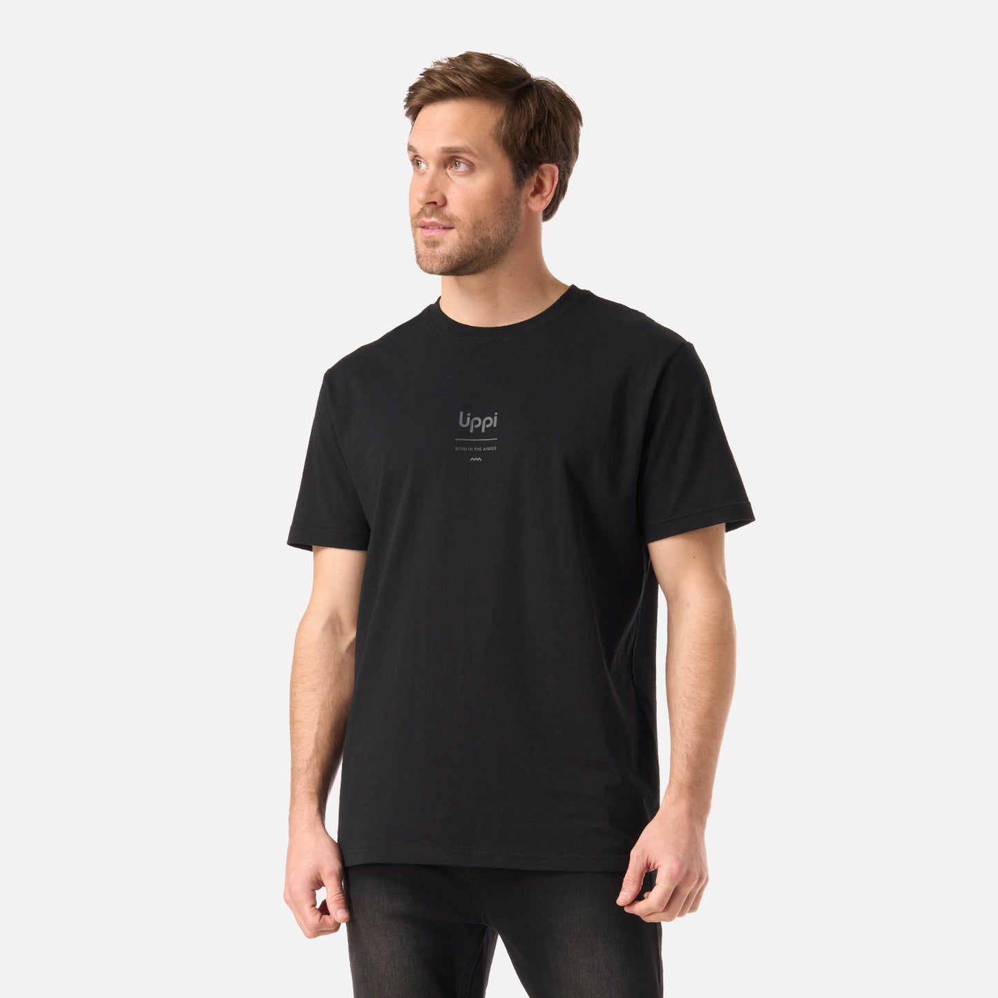 Polera Hombre Adventure Page T-Shirt Negro Lippi