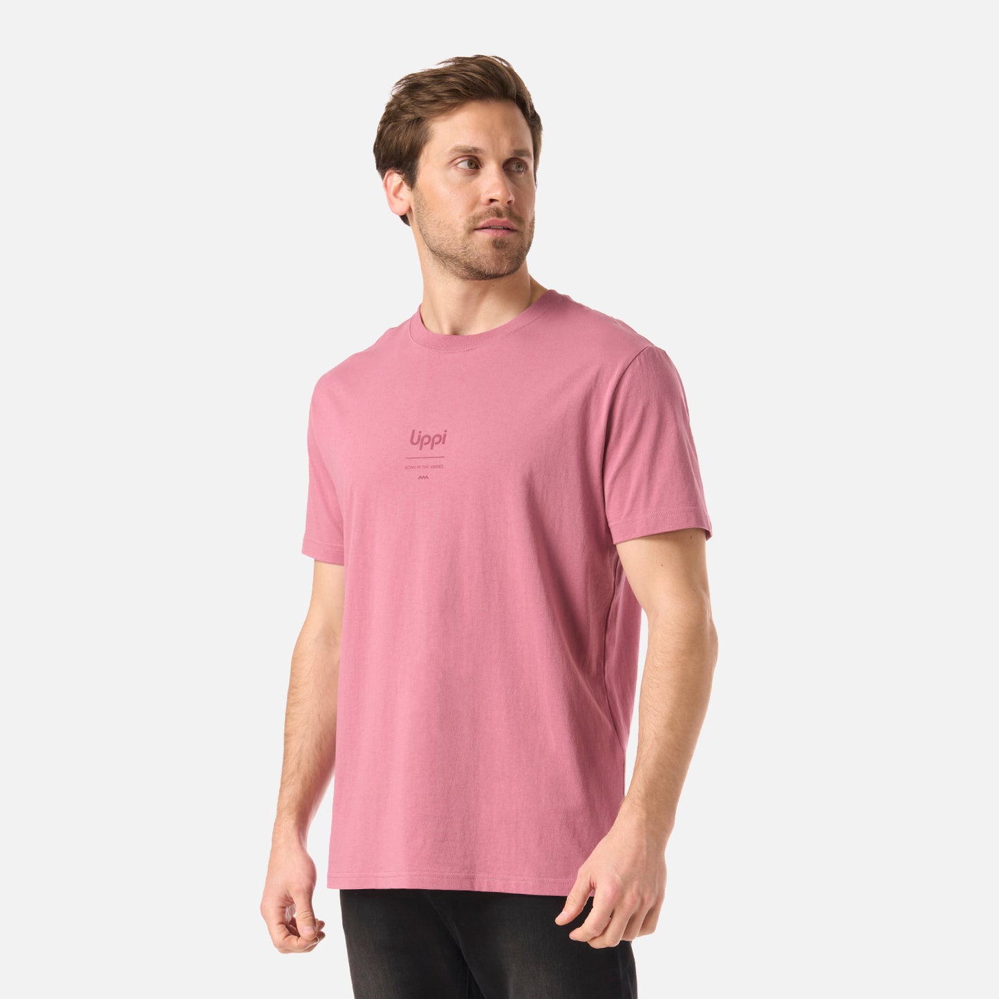Polera Hombre Adventure Page T-Shirt Rosa Oscuro Lippi