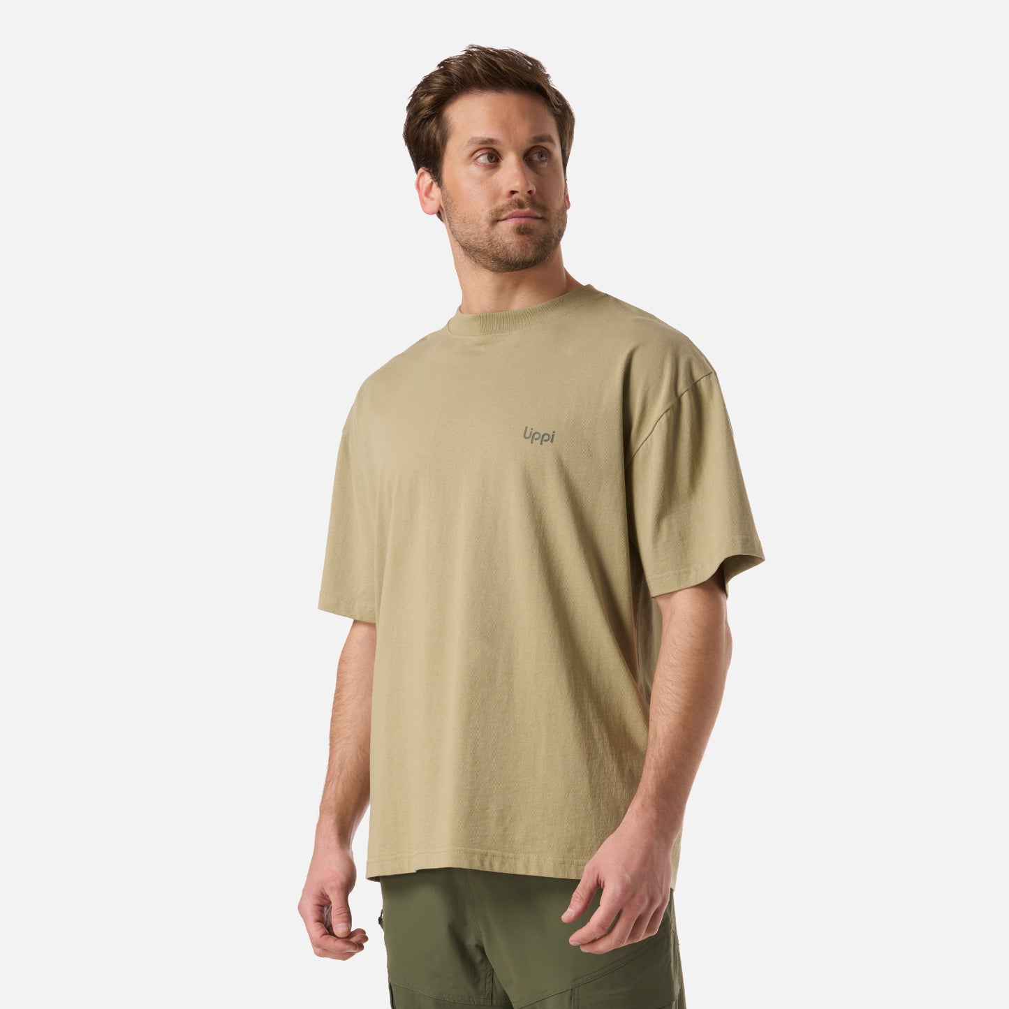 Polera Hombre Boulder T-Shirt Verde Oliva Lippi