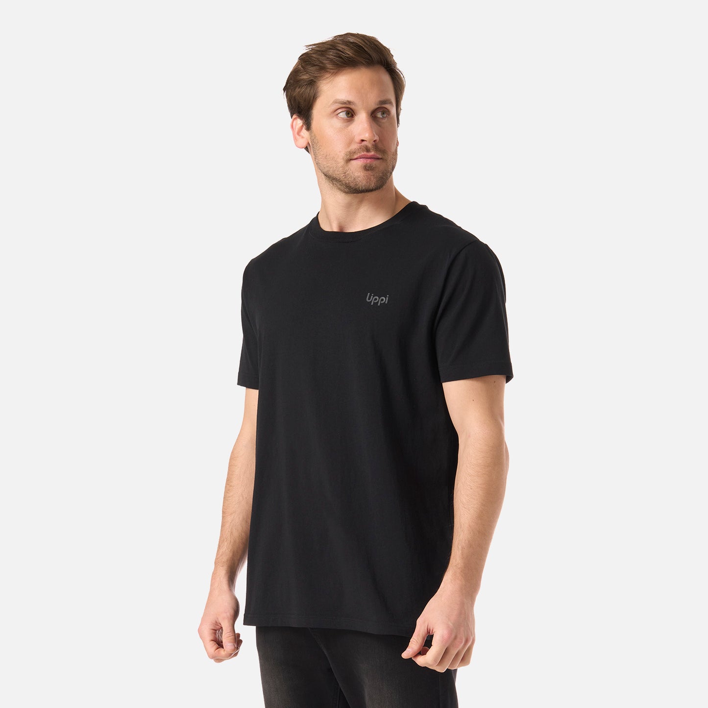 Polera Hombre Mountain Vibes T-Shirt Negro Lippi