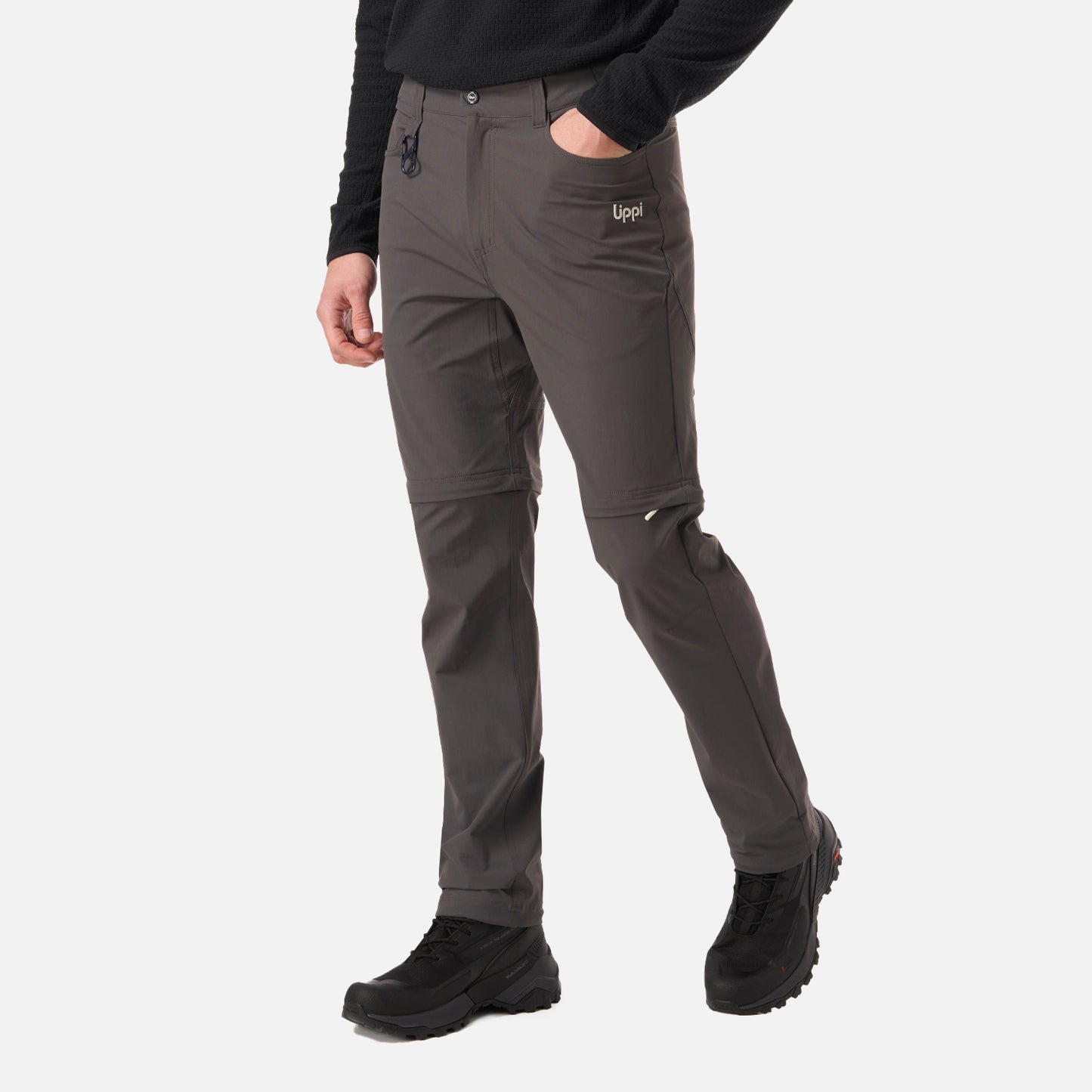 Pantalón Hombre Lennox Q-Dry Mix-2 Pants Gris Medio Lippi