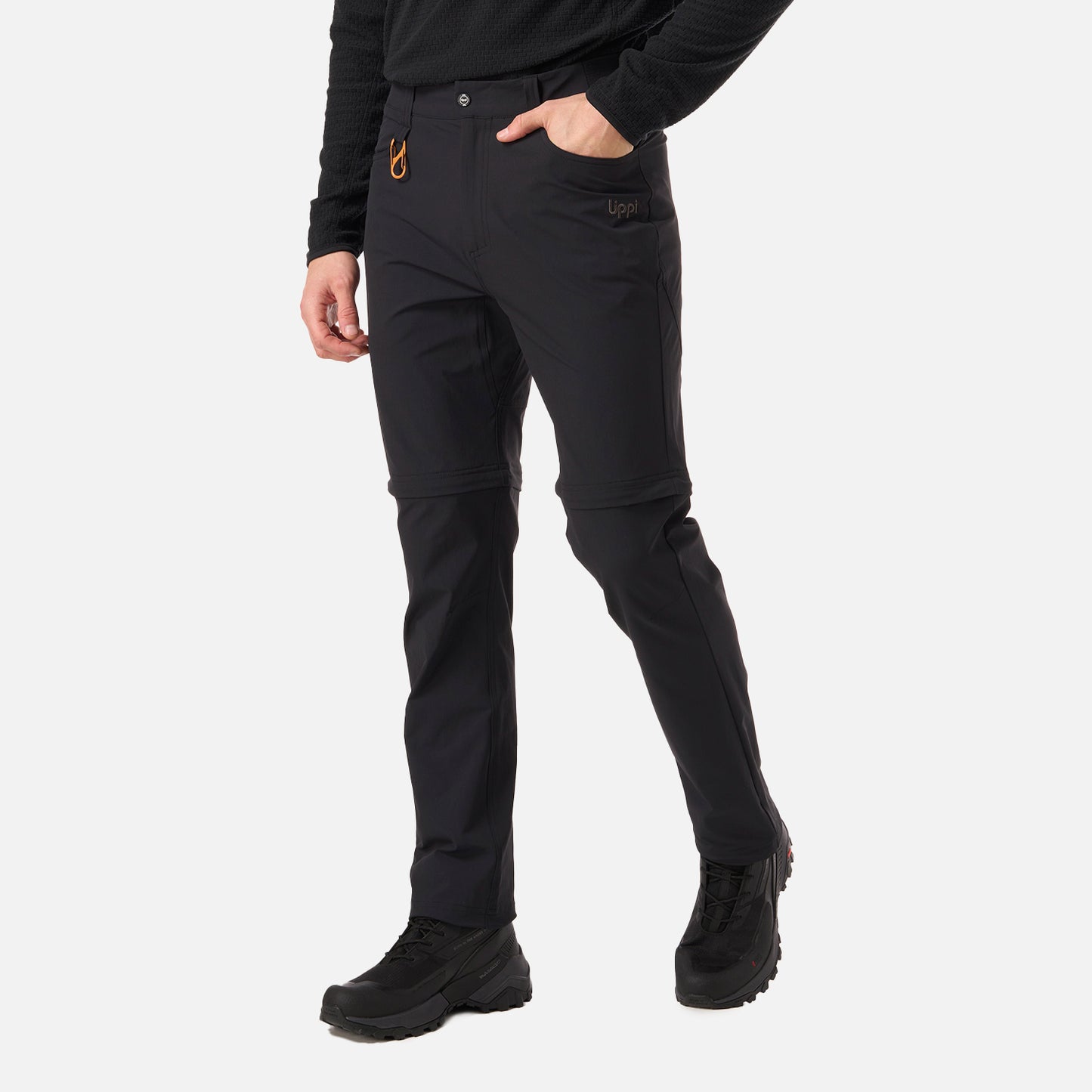 Pantalón Hombre Lennox Q-Dry Mix-2 Pants Negro Lippi