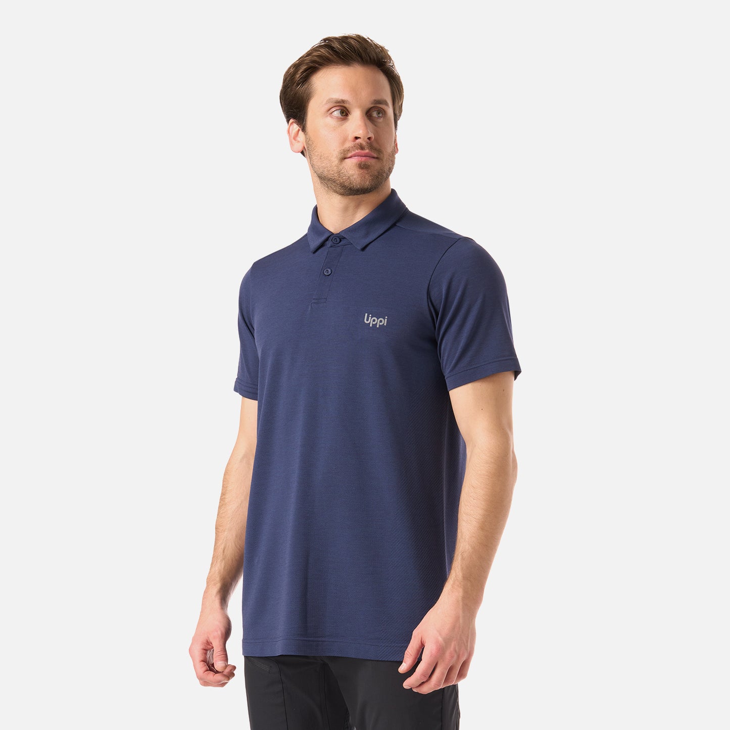 Polera Hombre B-Classic Seamless Polo Azul Oscuro Lippi