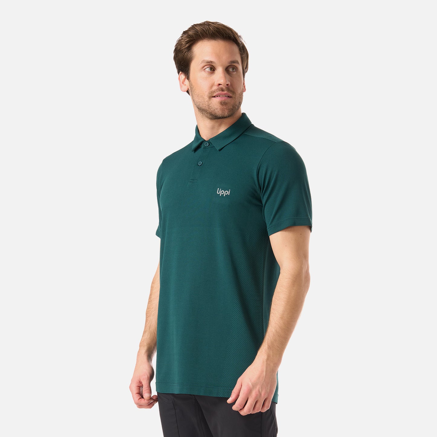 Polera Hombre B-Classic Seamless Polo Turquesa Lippi