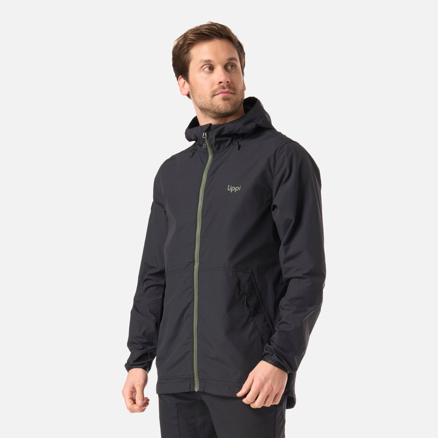 Chaqueta Hombre WindLand WindBreaker Hoody Jacket Negro Lippi