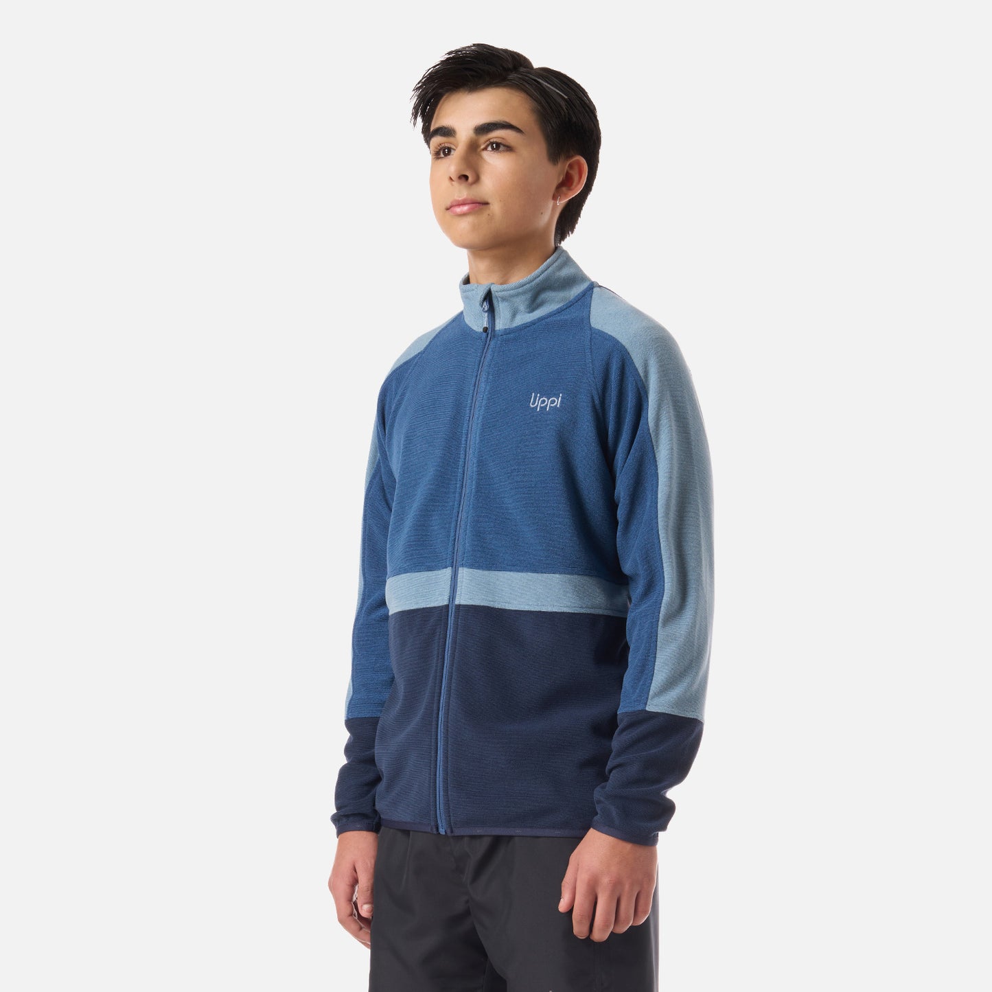 Polar Teen Boy Fireplace Full Zip Sweatshirt Azul oscuro Lippi