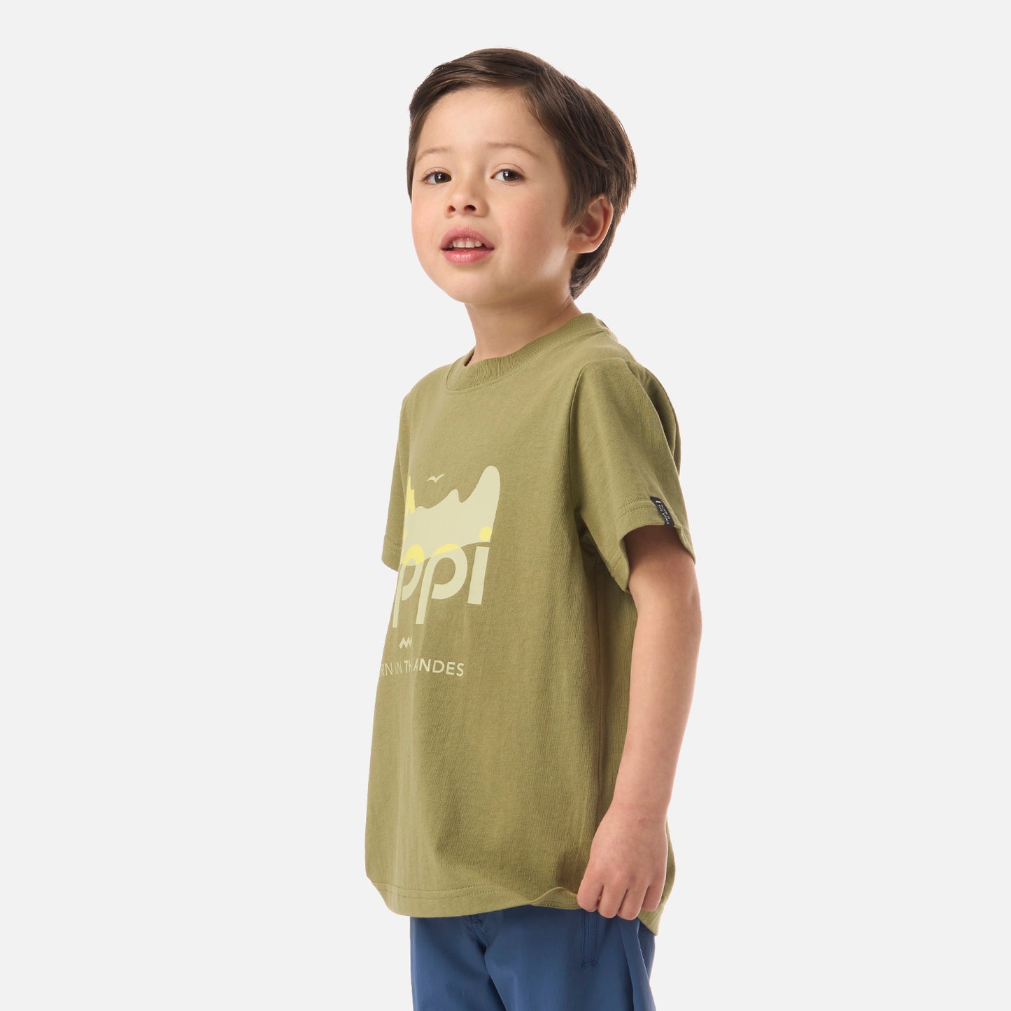 Polera Niño Logo Lippi T-shirt Verde Lippi