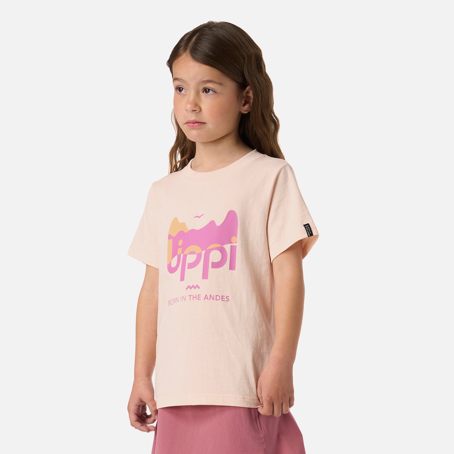 Polera Niña Logo Lippi T-shirt Damasco Lippi