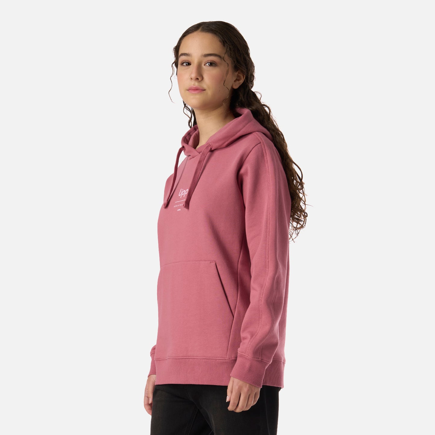 Polerón Teen Girl Ulmo Mid Point Hoody Sweatshirt Rosa Oscuro Lippi