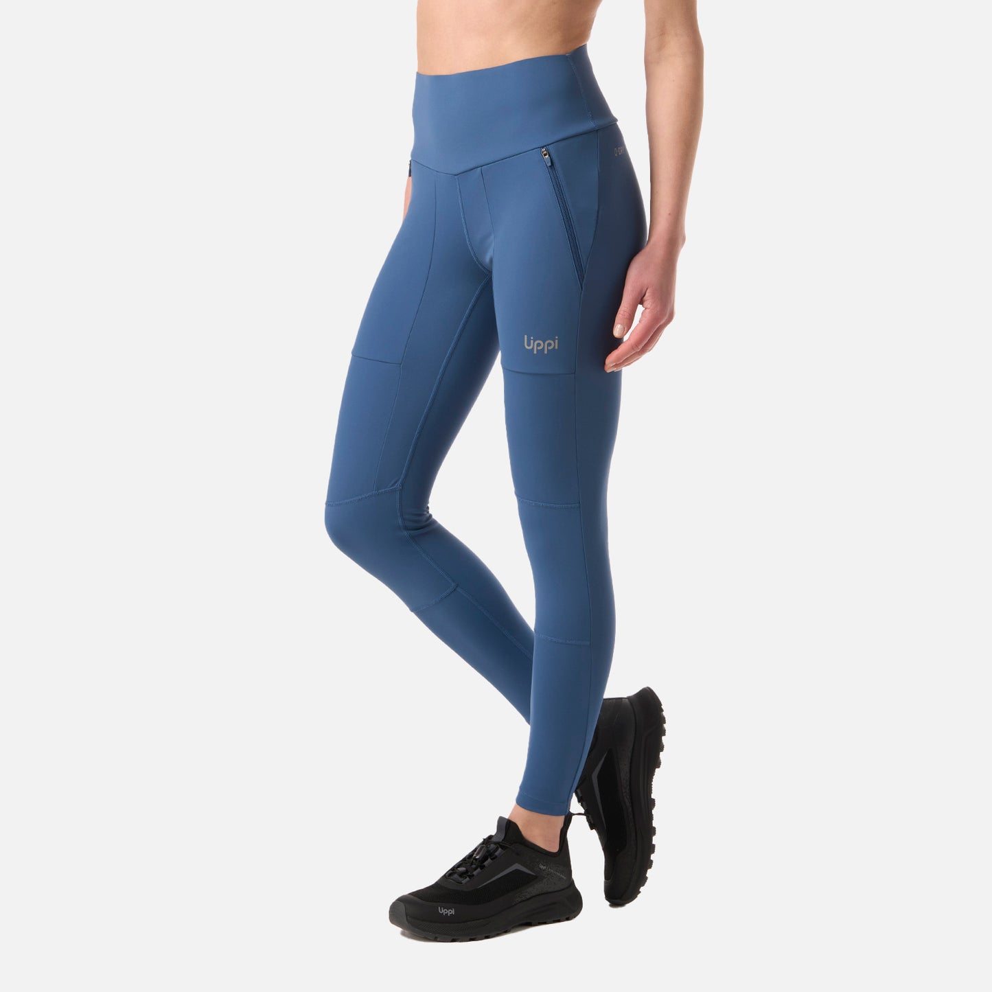 Calza Mujer PureTrek Q-Dry Leggings Azul Oscuro Lippi