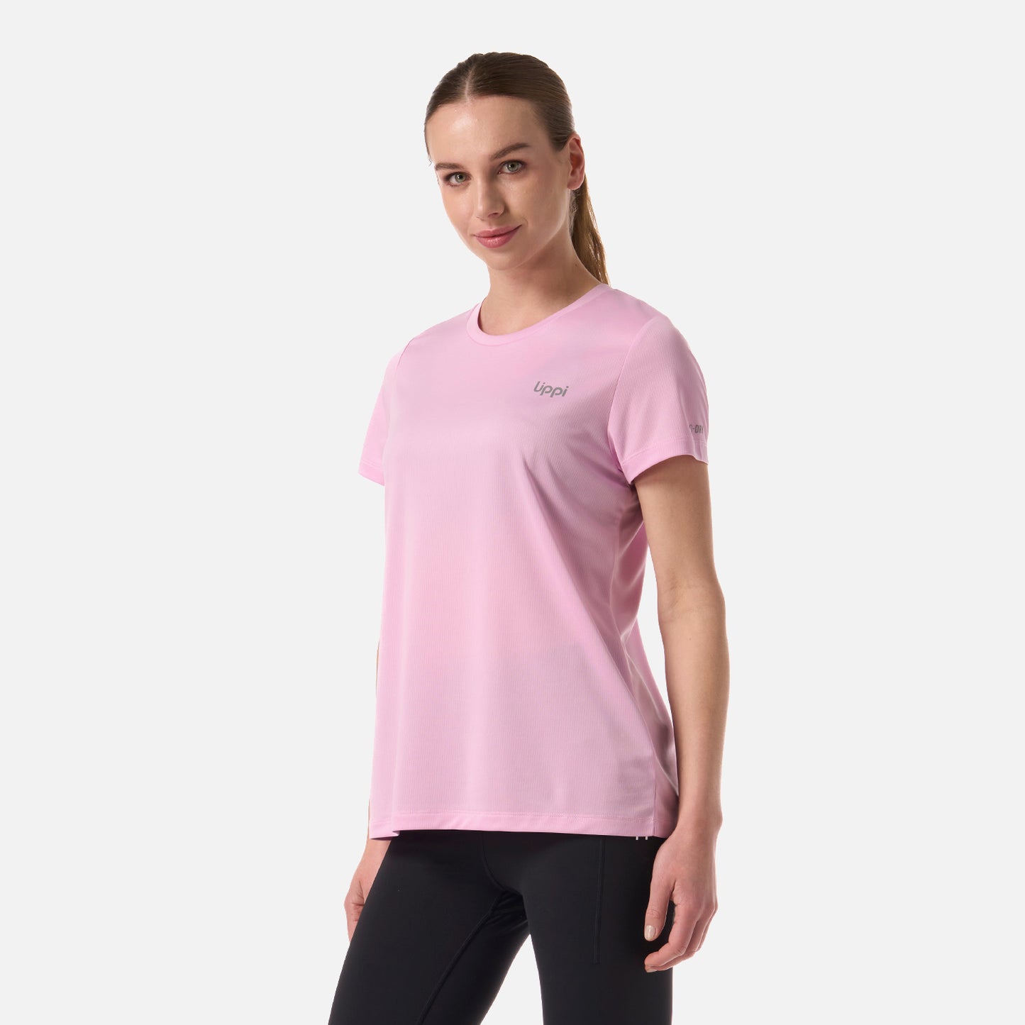 Polera Mujer Core Q-Dry T-Shirt Rosa Lippi