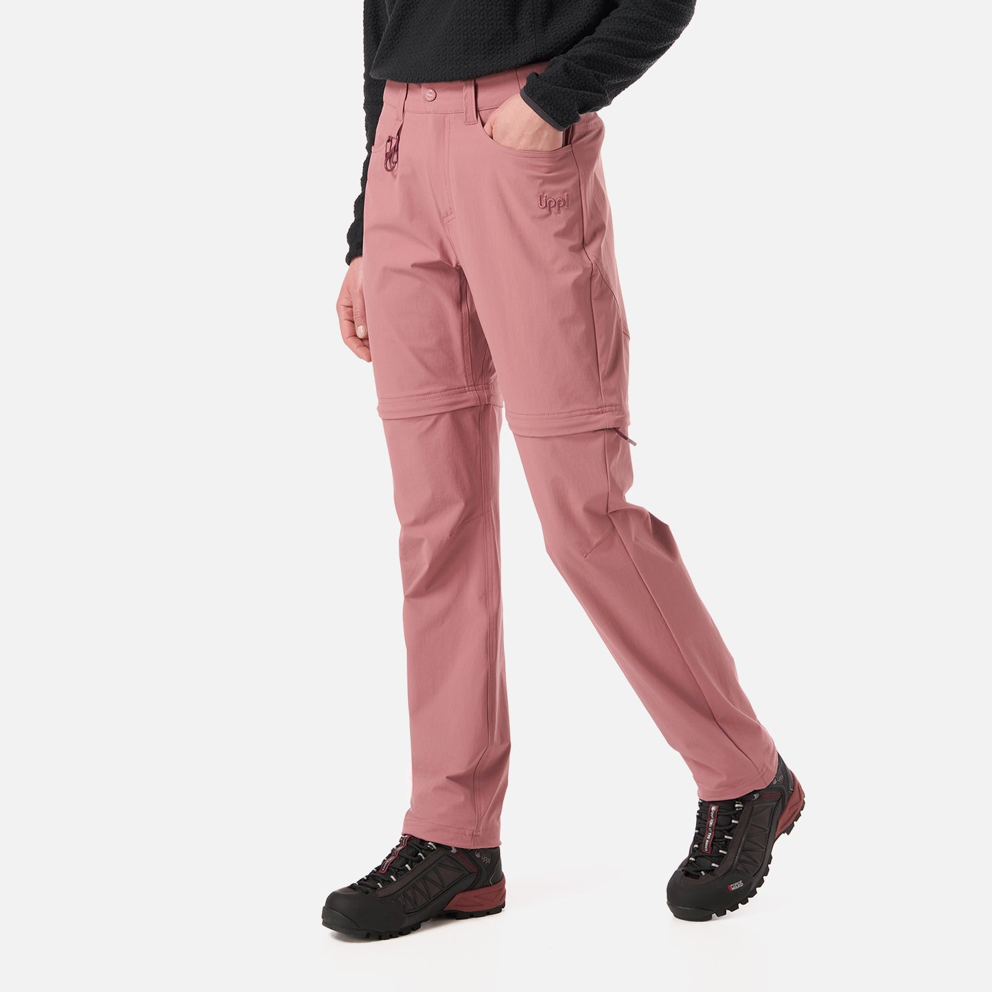 Pantalón Mujer Lennox Q-Dry Mix-2 Pants Rosa Oscuro Lippi