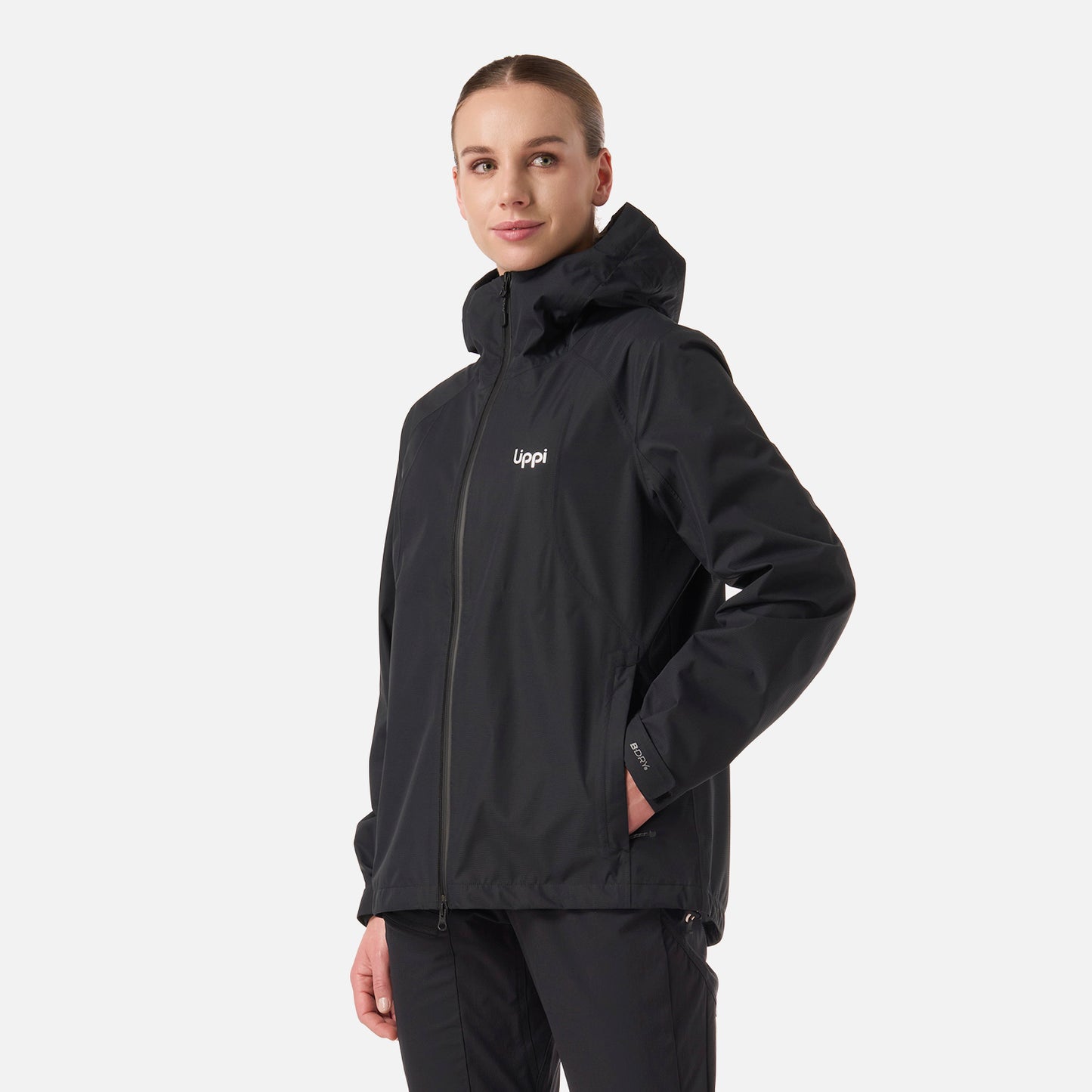 Chaqueta Mujer Shield B-Dry Hoody Jacket Negro Lippi