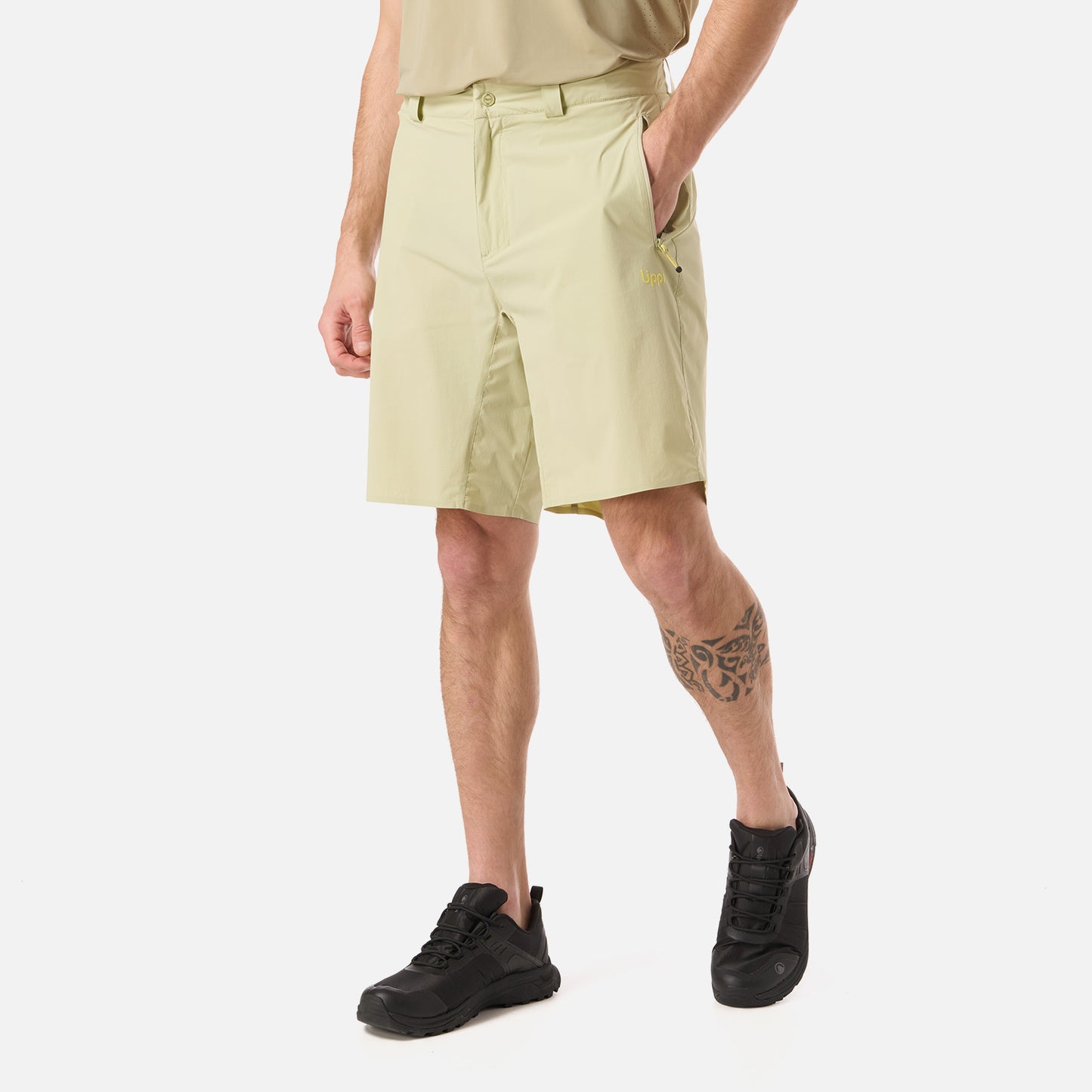 Short Hombre Air Q-Dry Shorts Verde Manzana Lippi
