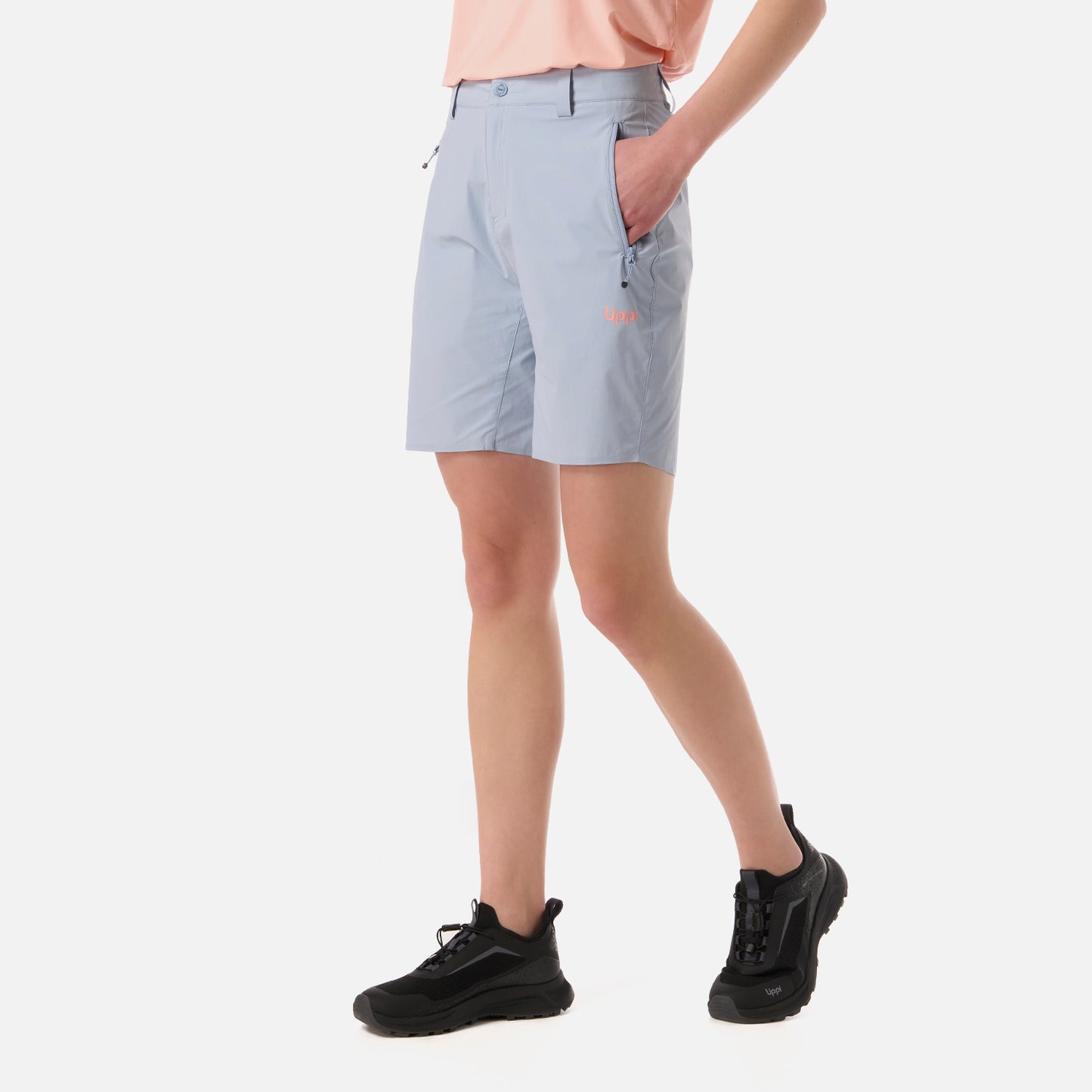Short Mujer Air Q-Dry Shorts Celeste Oscuro Lippi