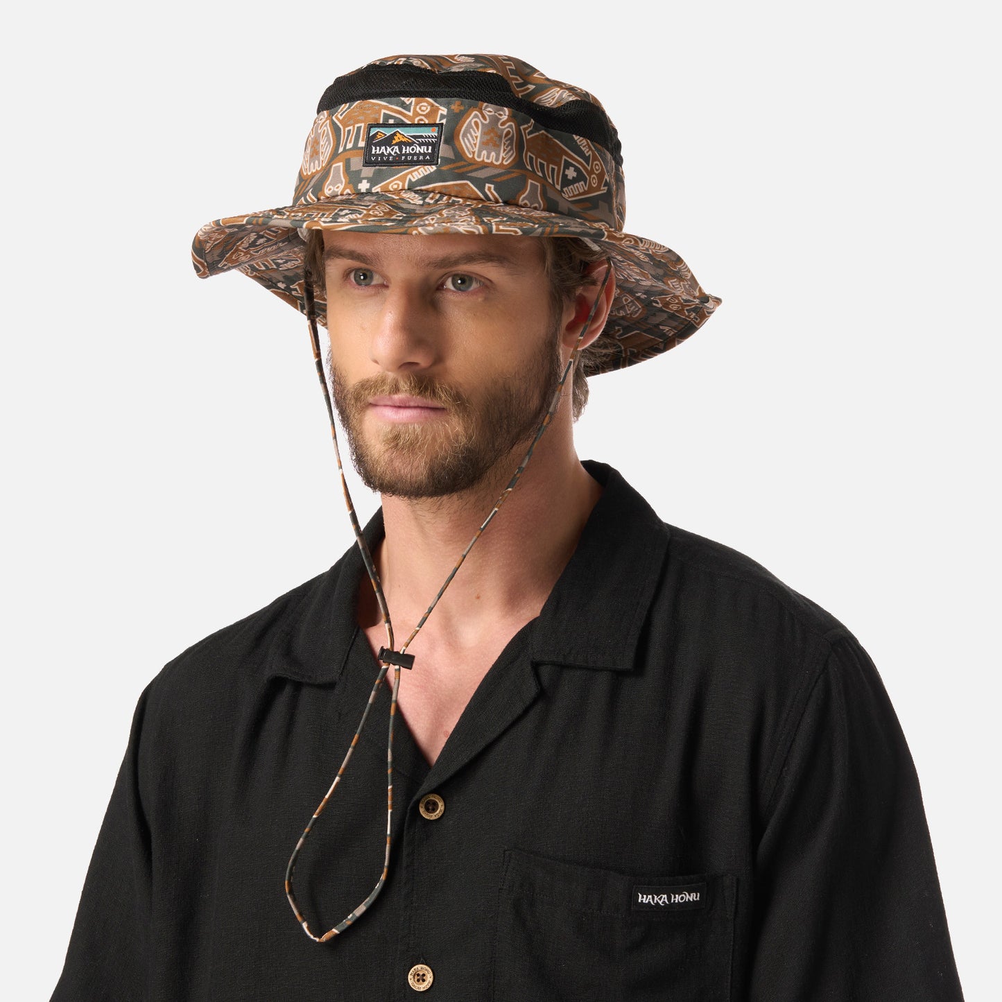 Sombrero Unisex Pensador Print Verde Oliva Haka Honu