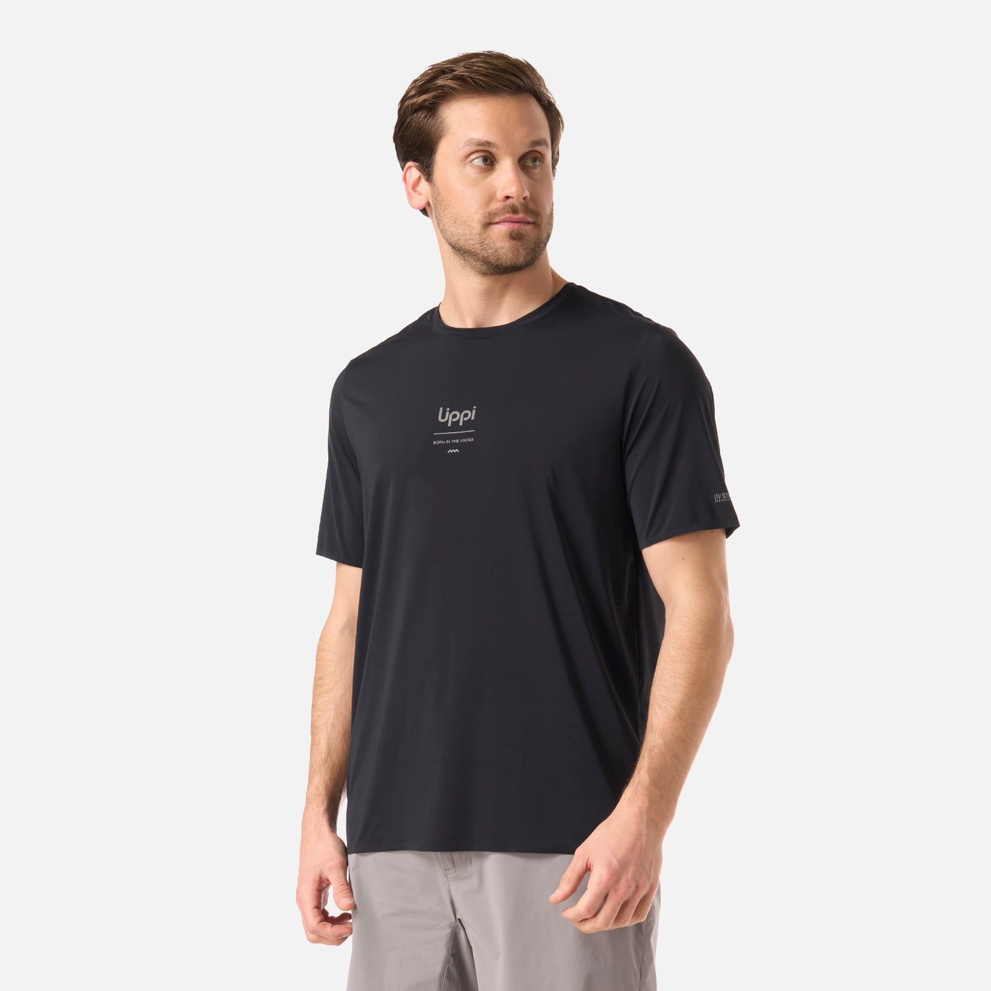 Polera Hombre Air Q-Dry T-Shirt Negro Lippi